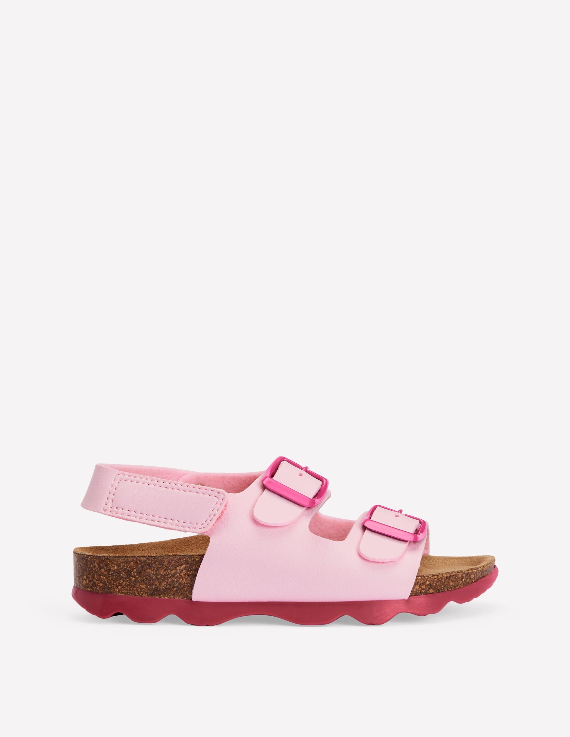 Colourblock Sandals-Pink-2