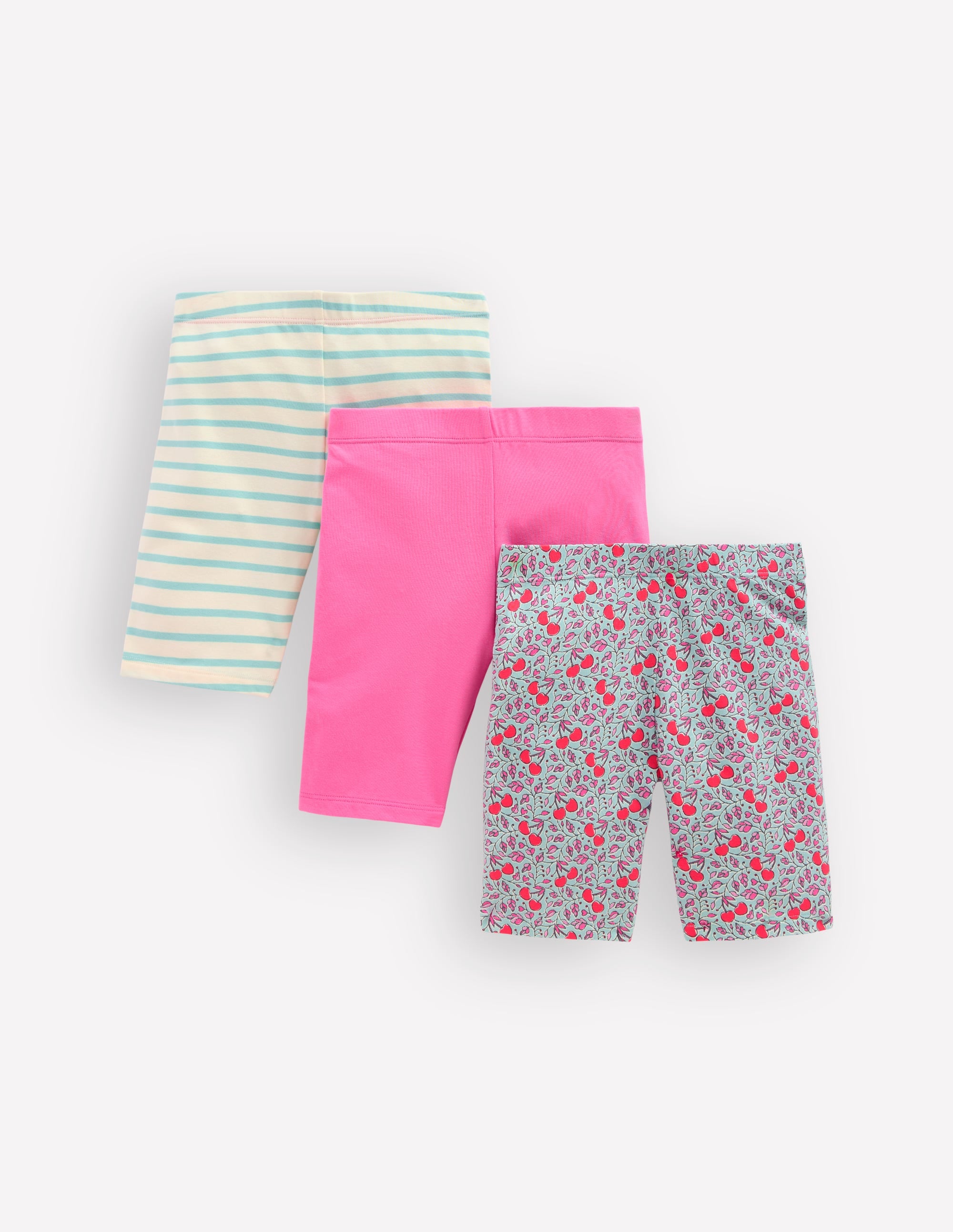 3-pack Cycling Shorts-Green Cherries - Image 1