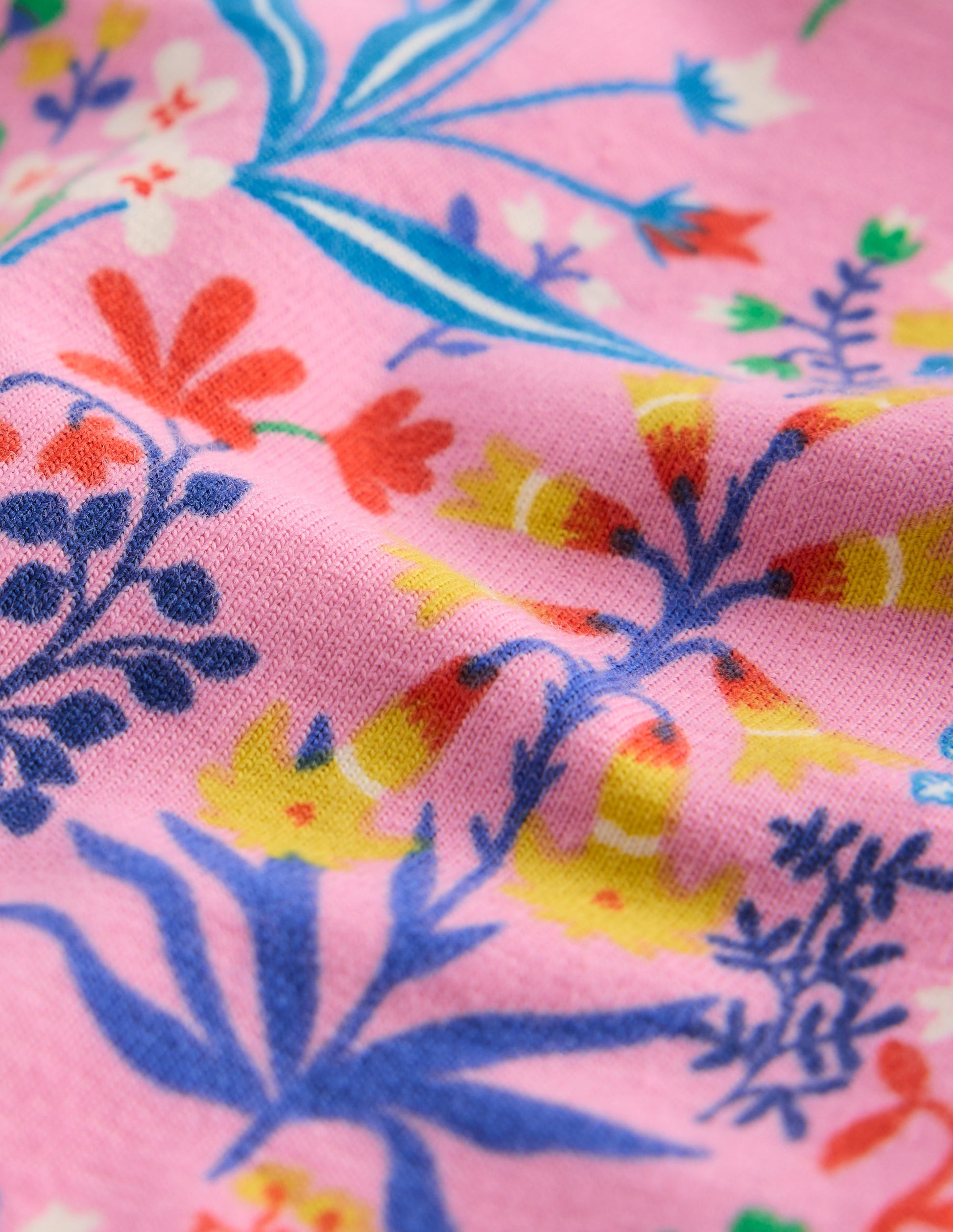 Cartwheel Shorts-Meadowsweet Pink Garden Floral-3