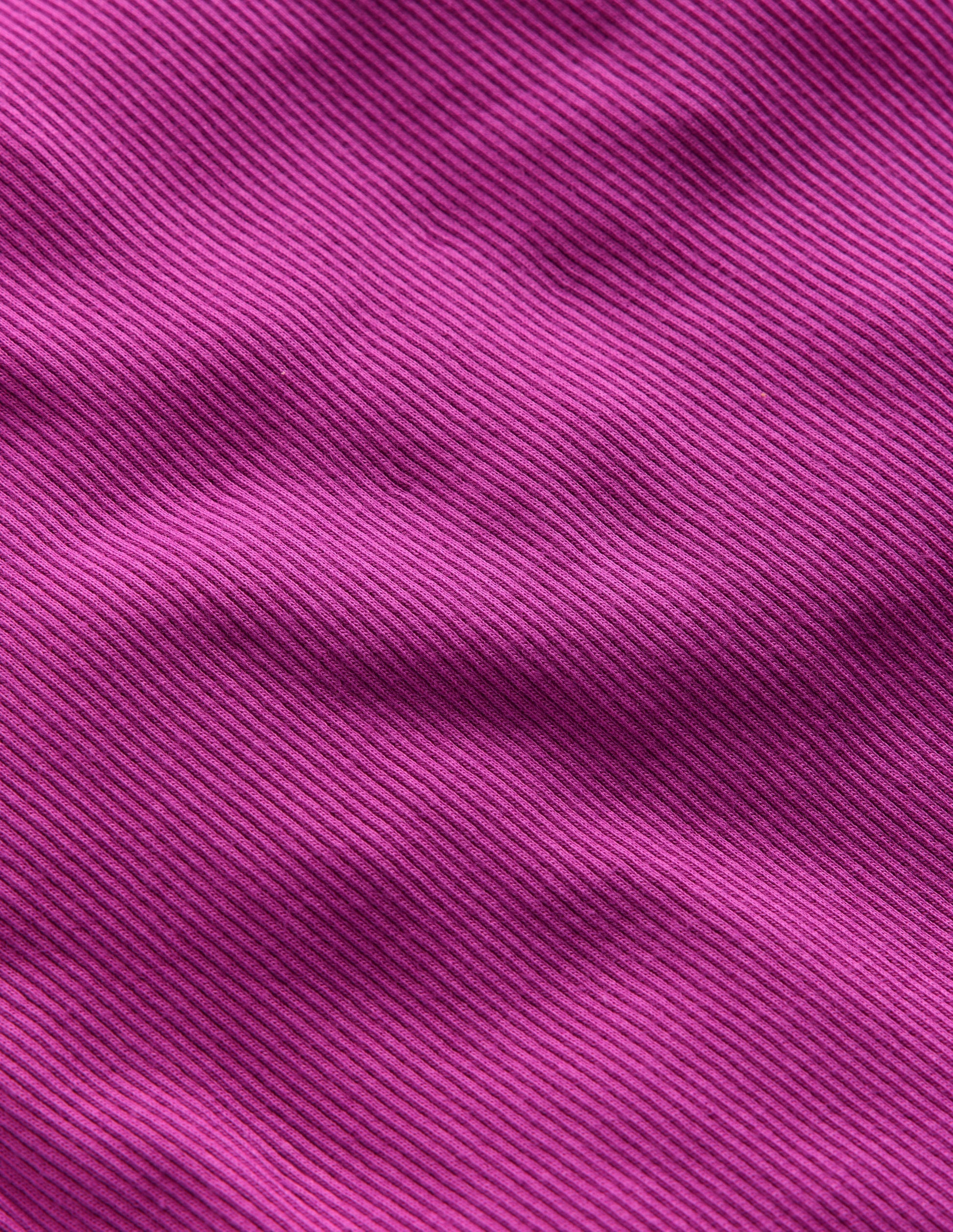 Ribbed Lace Trim Vest-Purple-3