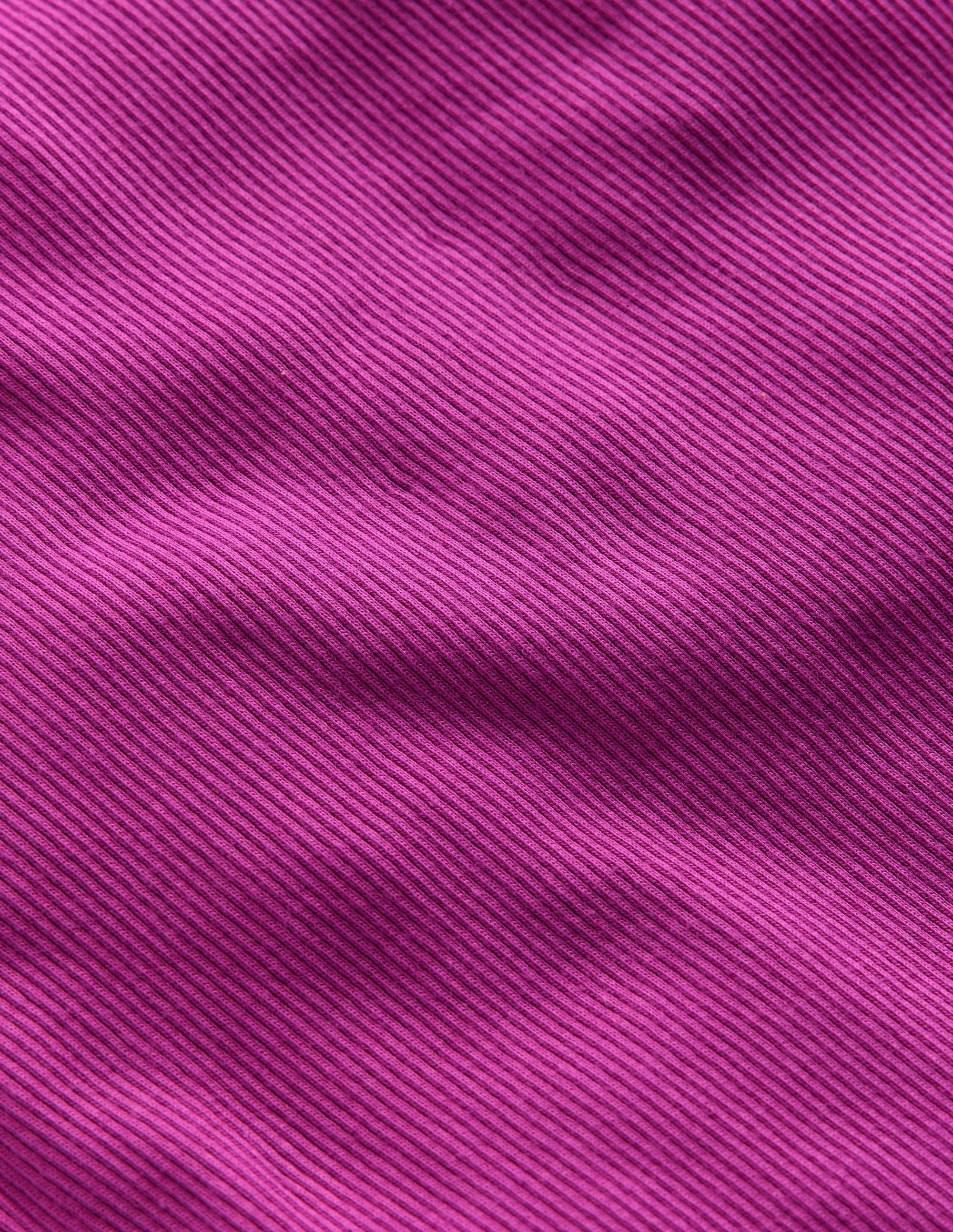 Ribbed Lace Trim Vest-Purple - Image 3