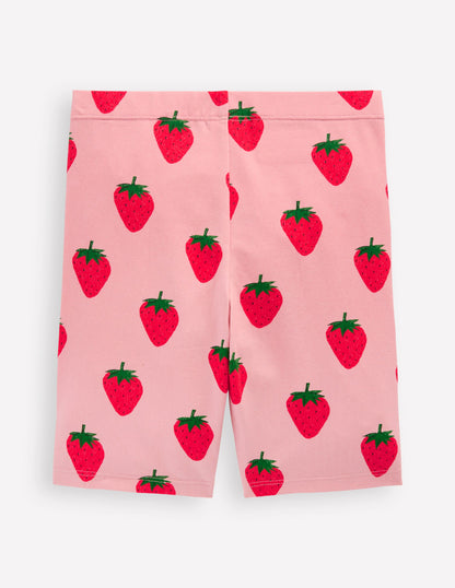 Cycling Shorts-Pink Strawberries-2