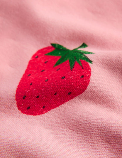 Cycling Shorts-Pink Strawberries-3