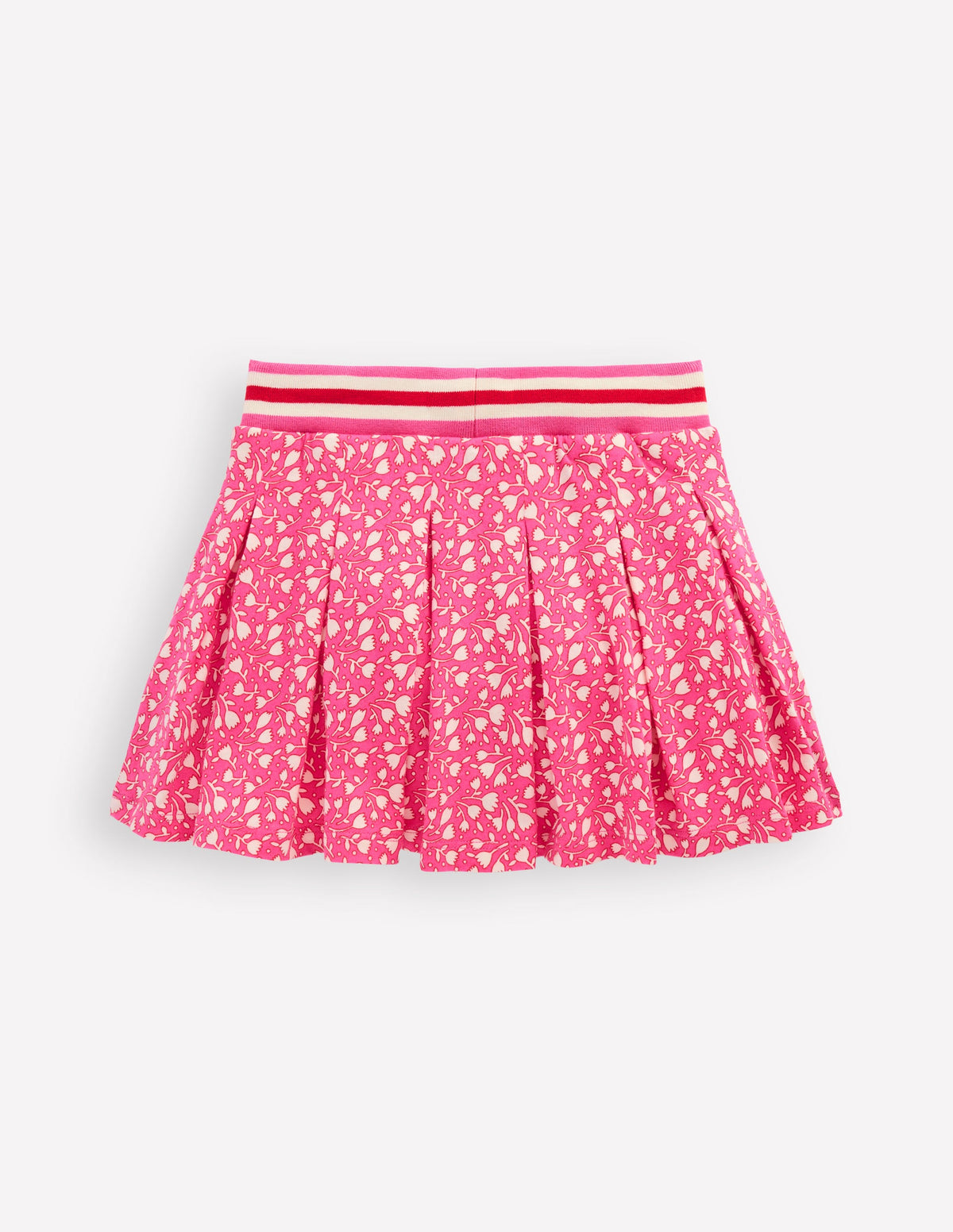 Pleated Jersey Skort-Pink Tiny Tulip - Image 2