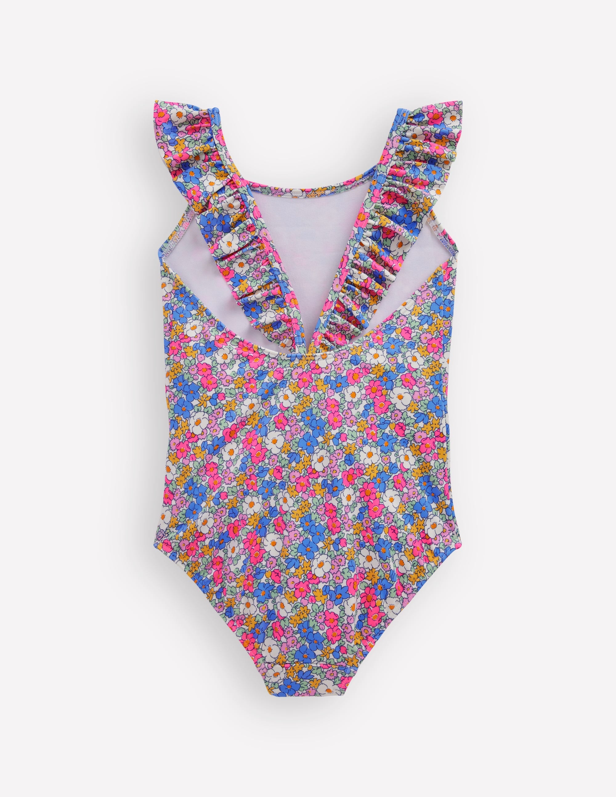 Hallie Frill Strap Swimsuit-Mini Summer Flowerbed - Image 2