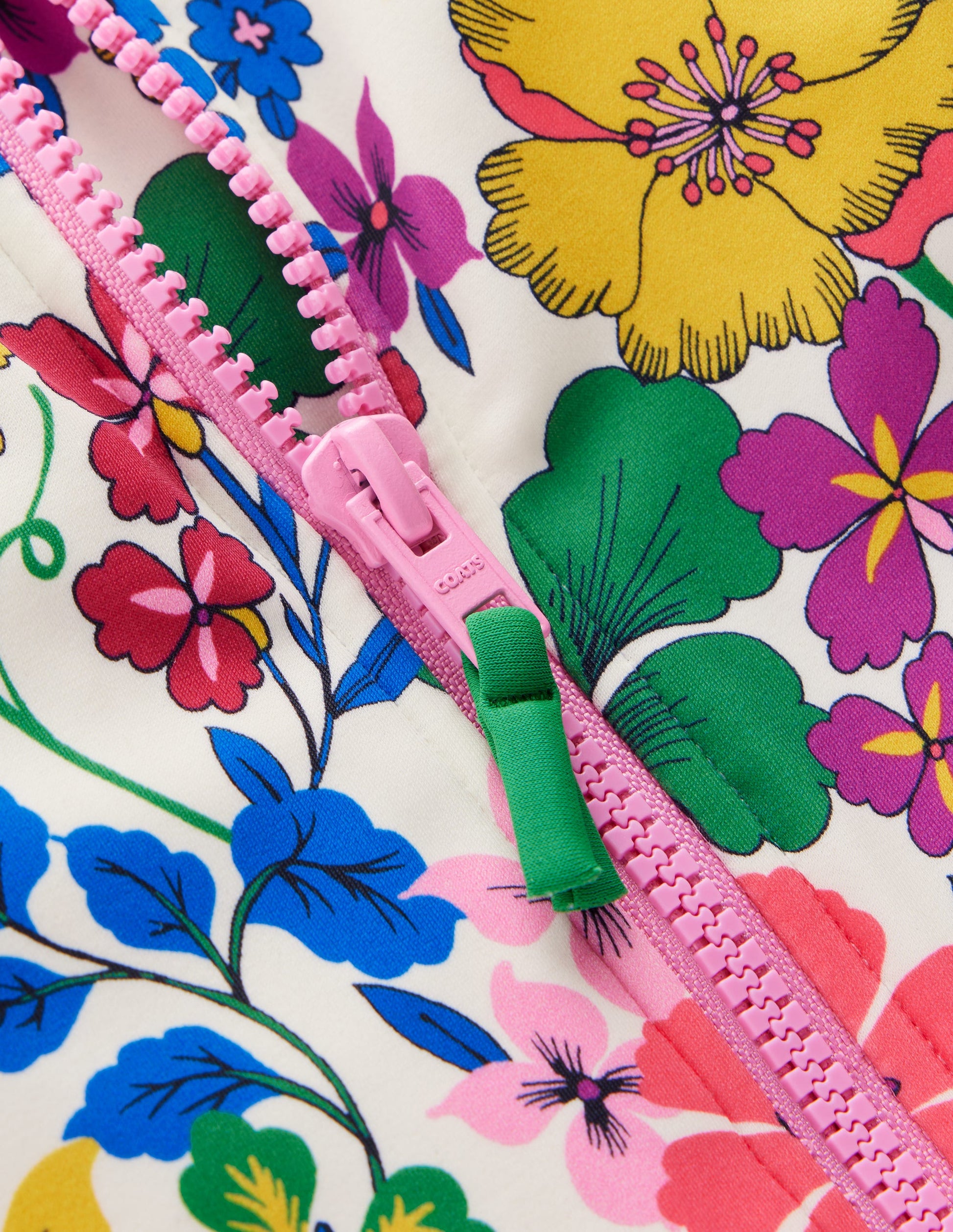 Long-Sleeved Swimsuit-Multi Rainbow Floral-3