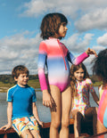 Long-sleeved Swimsuit-Multi Ombre