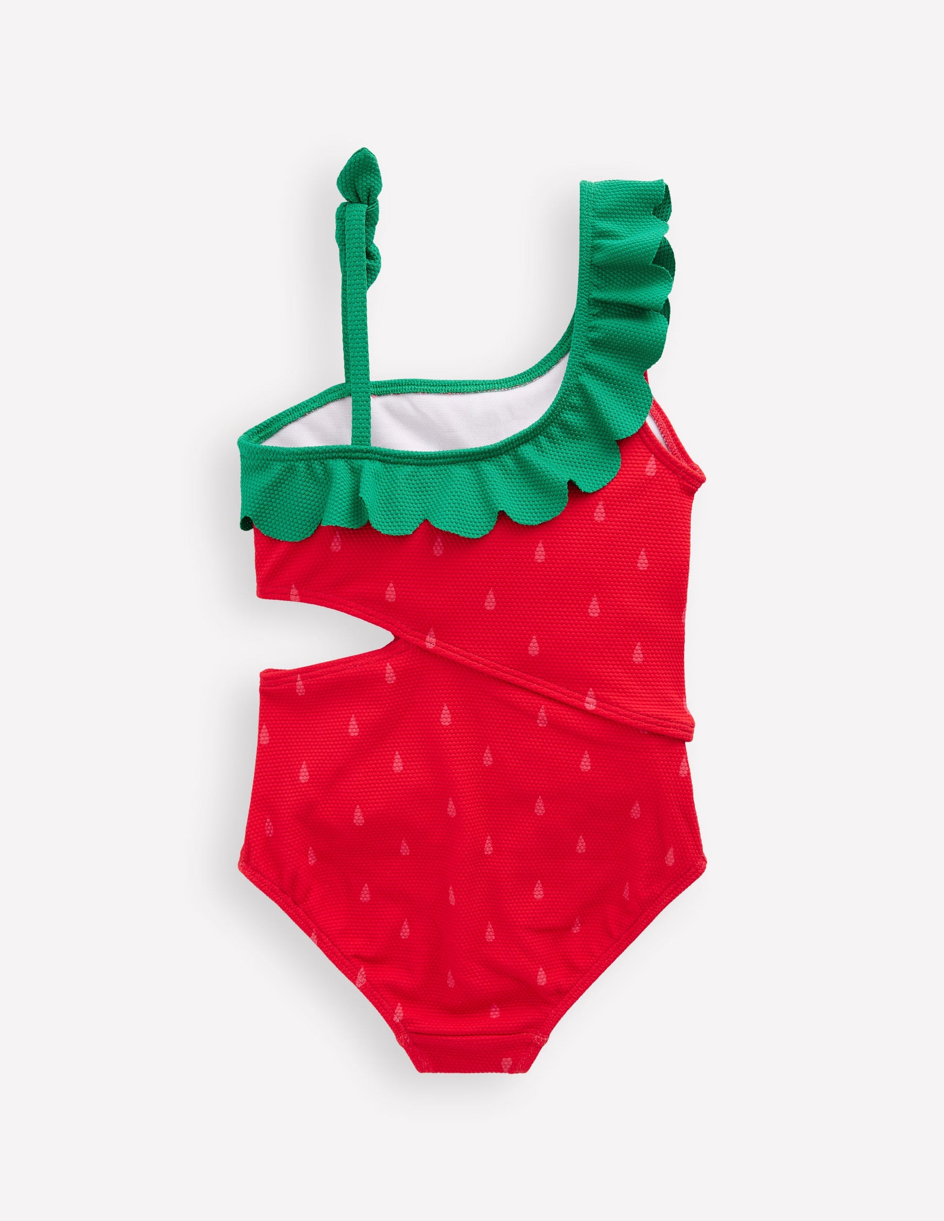 Lettice Cut Out Swimsuit-Strawberry-2