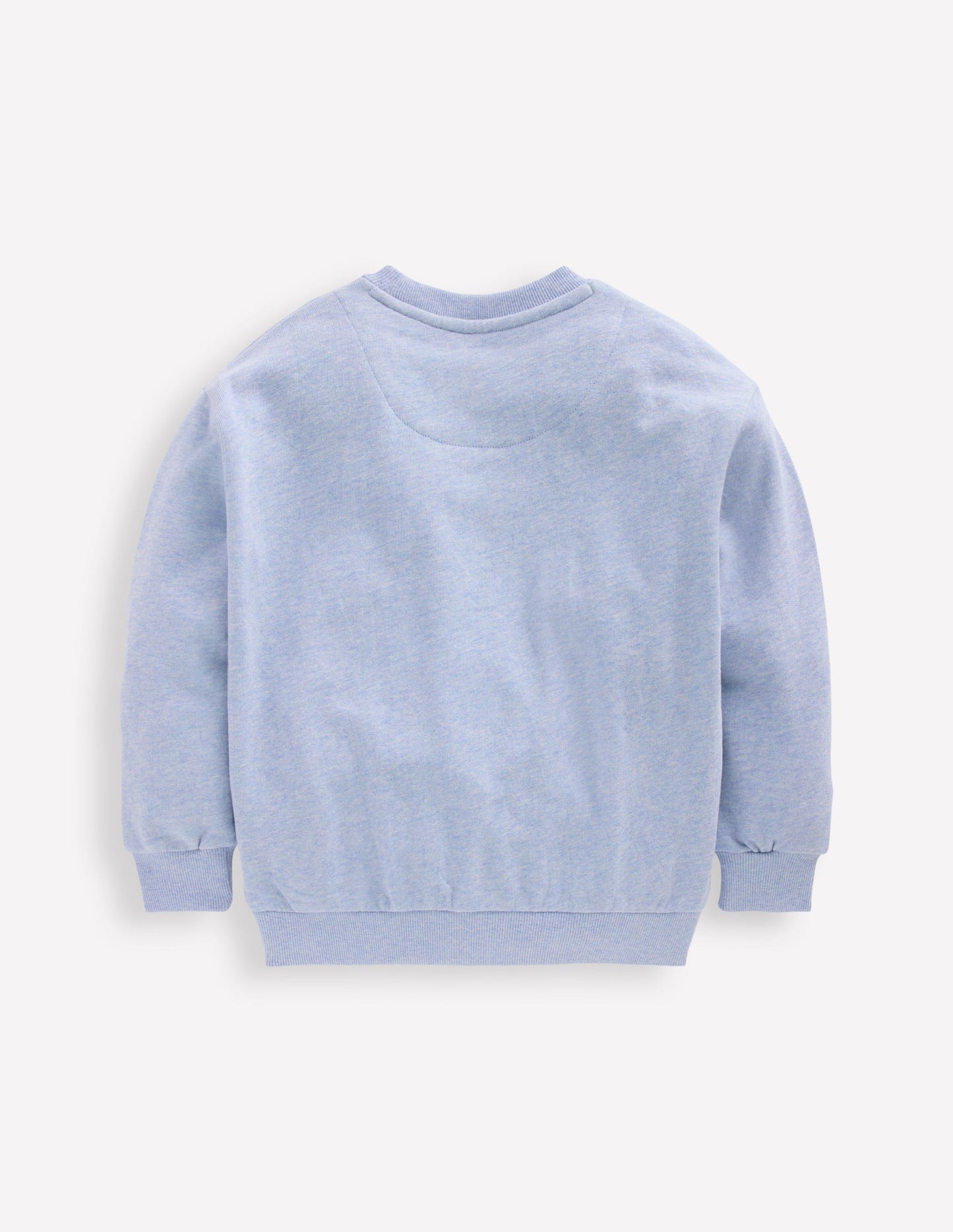 Bobbie Appliqué Sweatshirt-Blue Embroidered