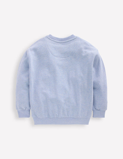 Bobbie Appliqué Sweatshirt-Blue Embroidered-3