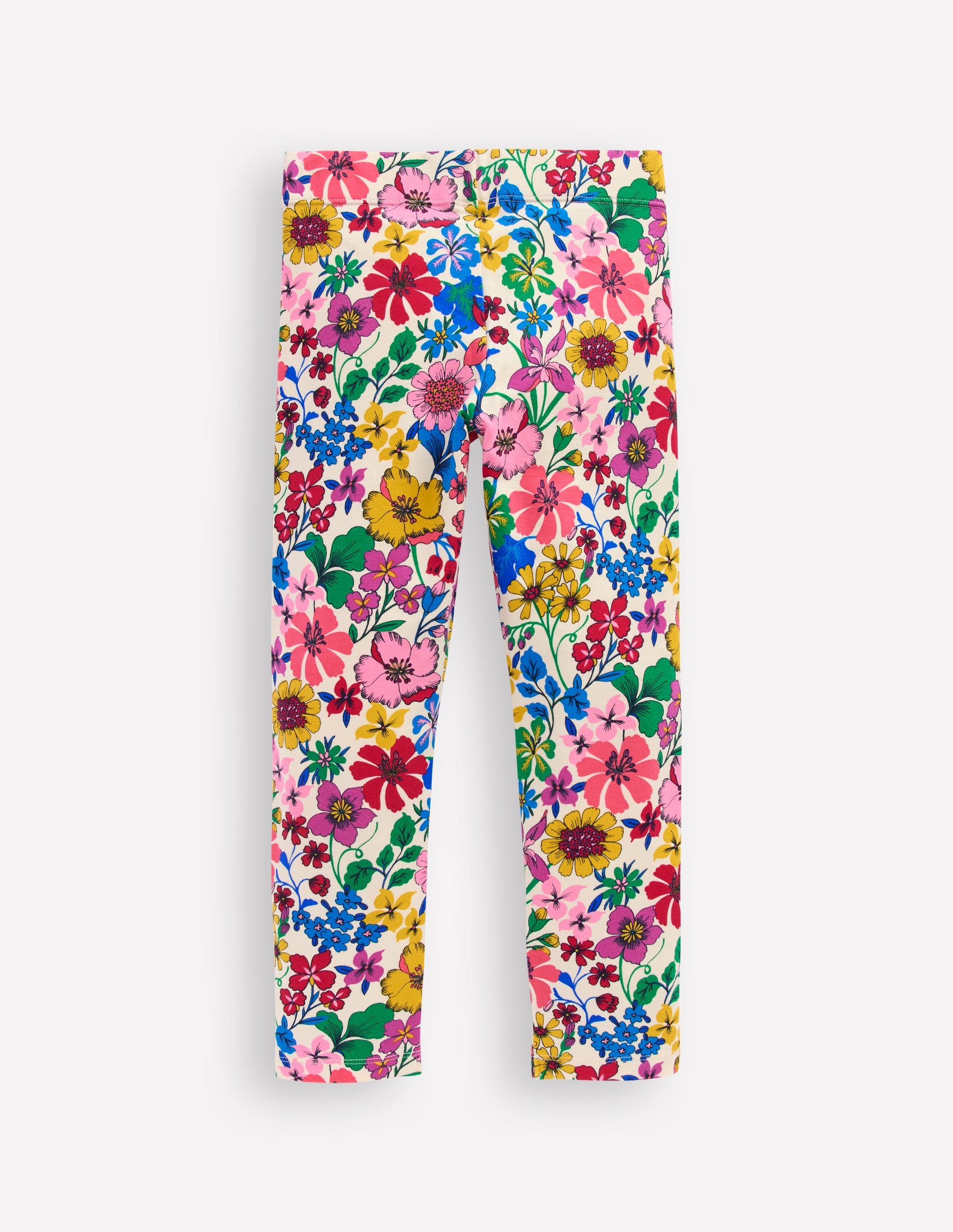 Fun Leggings-Multi Rainbow Floral-2