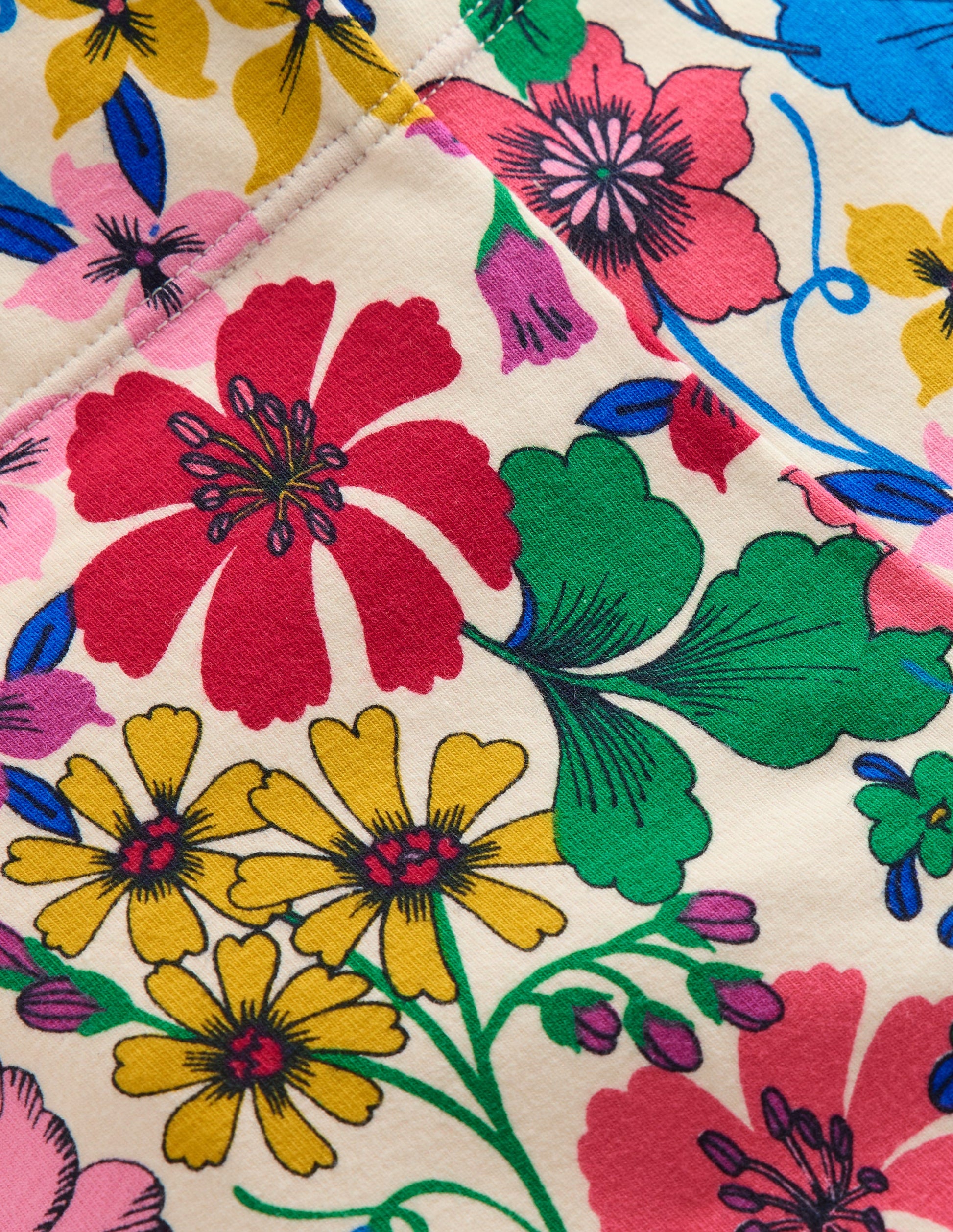 Fun Leggings-Multi Rainbow Floral-3