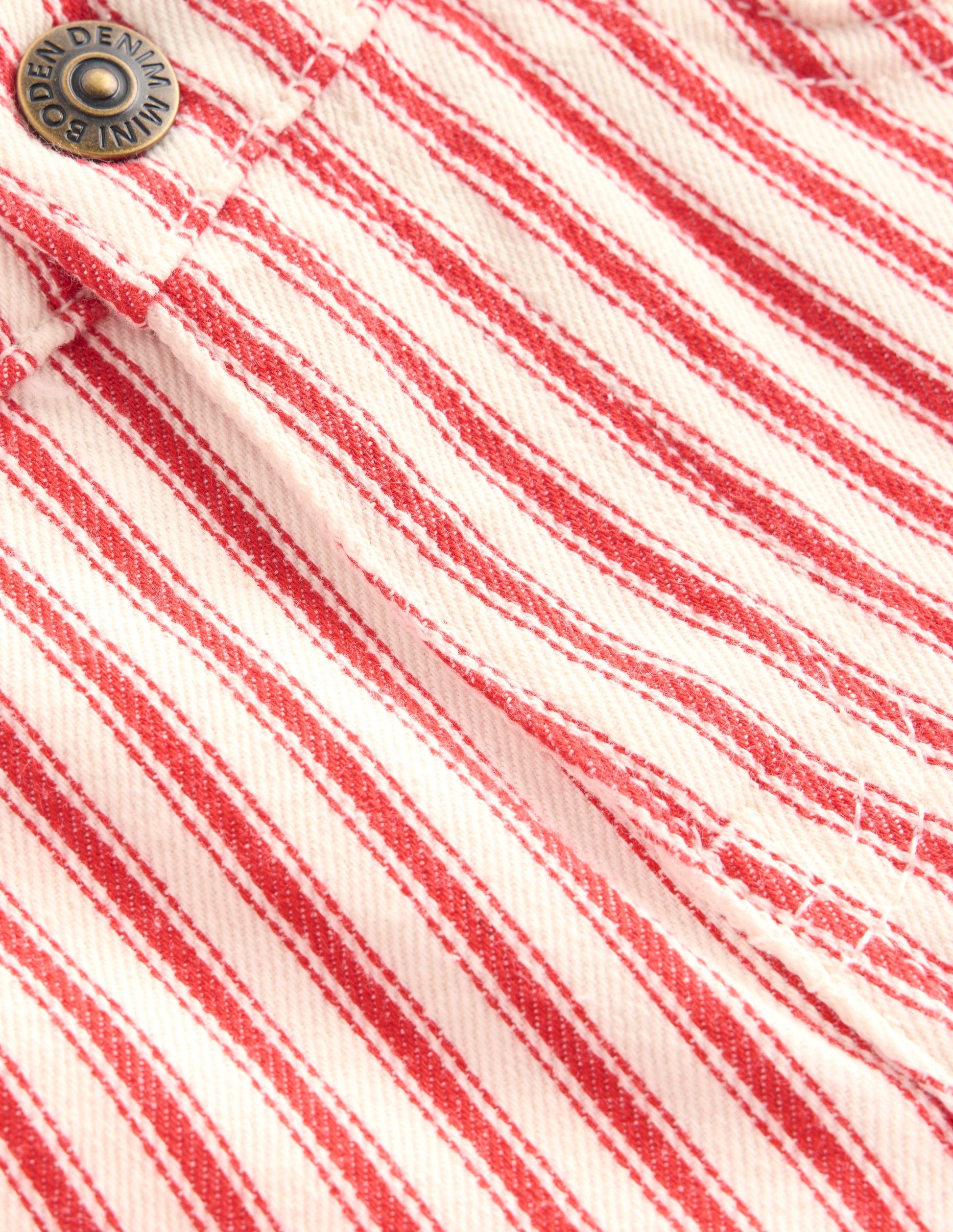 Barrel Leg Jeans-Poppy Red Tram Stripe-3