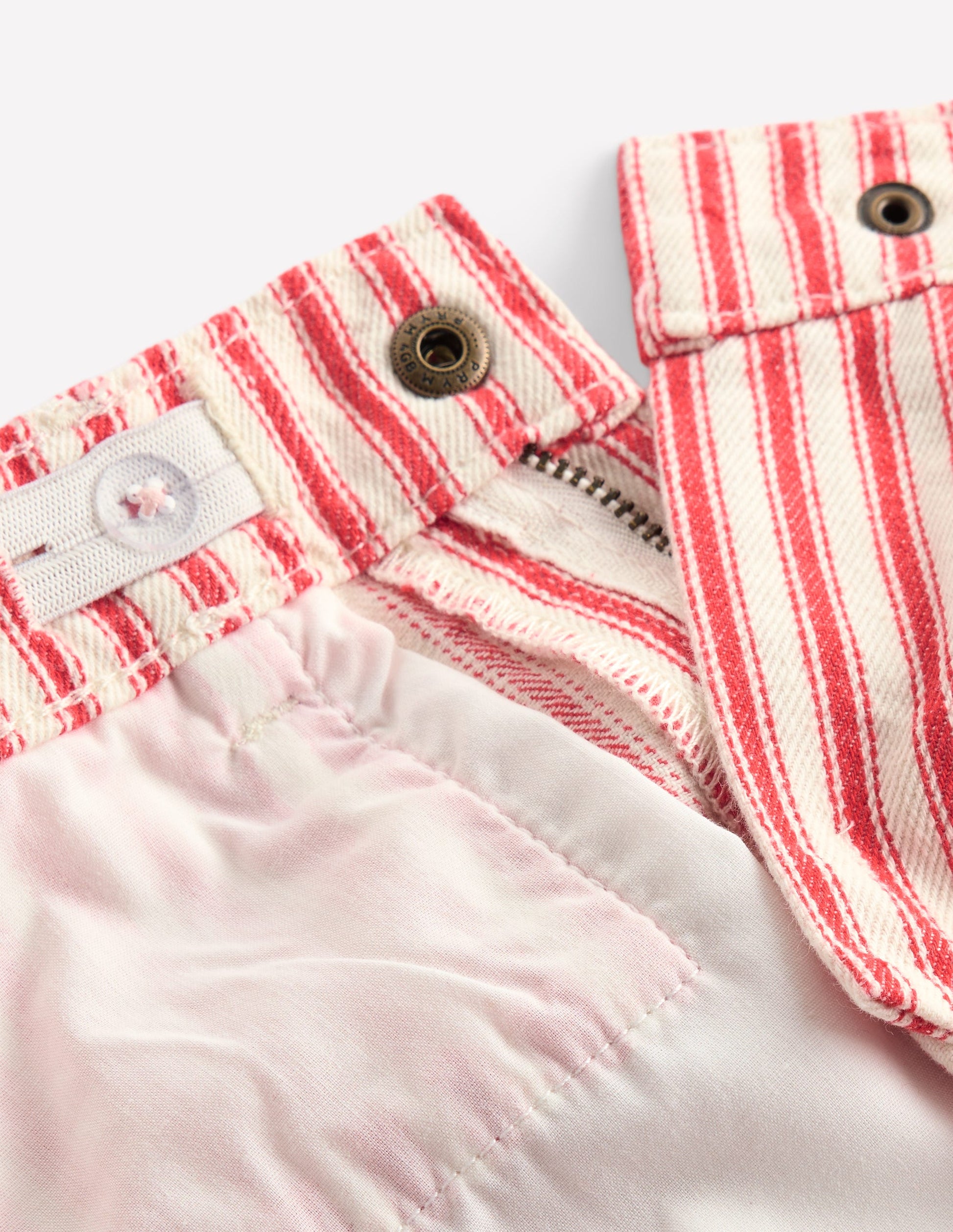 Barrel Leg Jeans-Poppy Red Tram Stripe-4