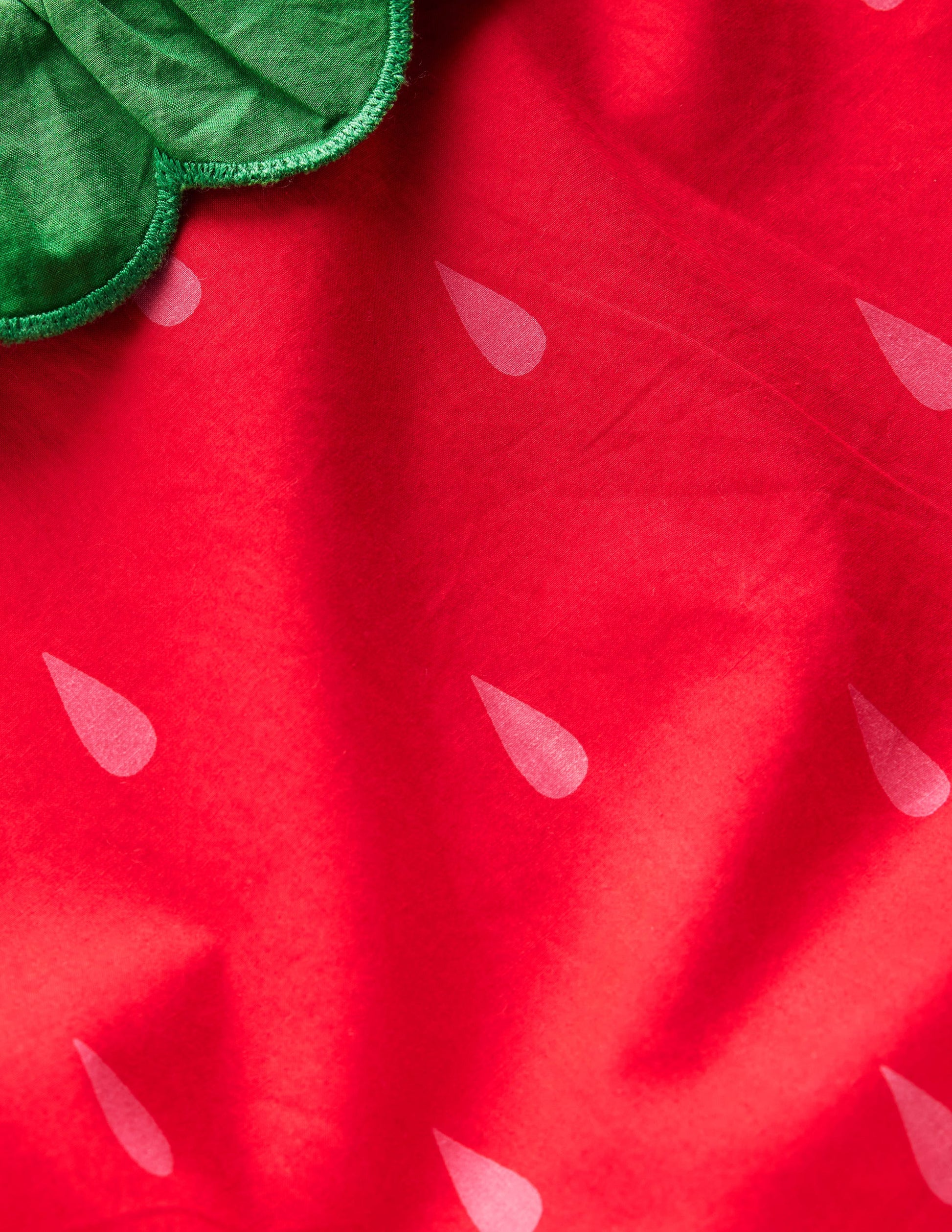 Bubble Hem Dress-Poppy Red Strawberry-3