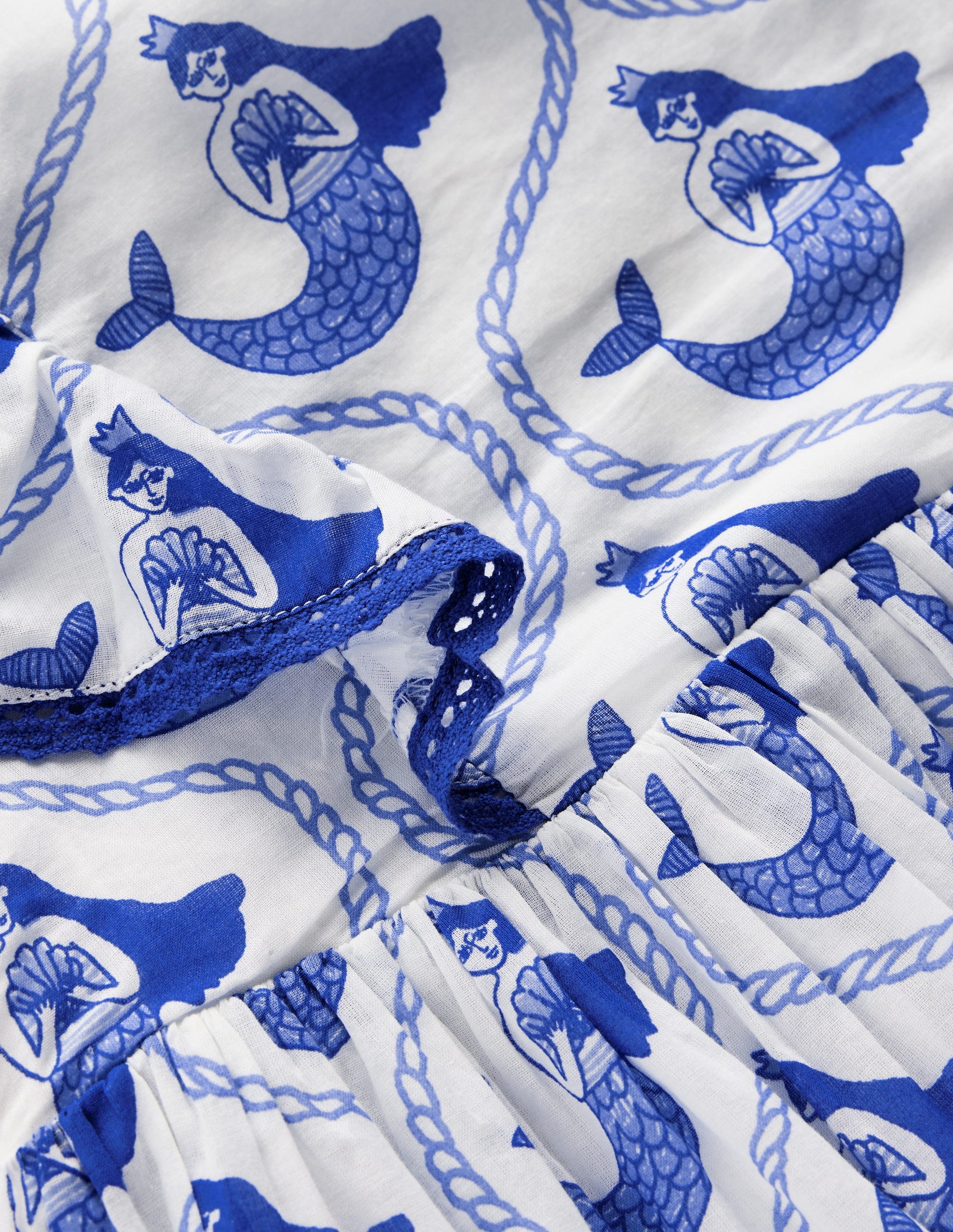 Pretty Woven Dress-Soft Ivory Mermaid Toile-3