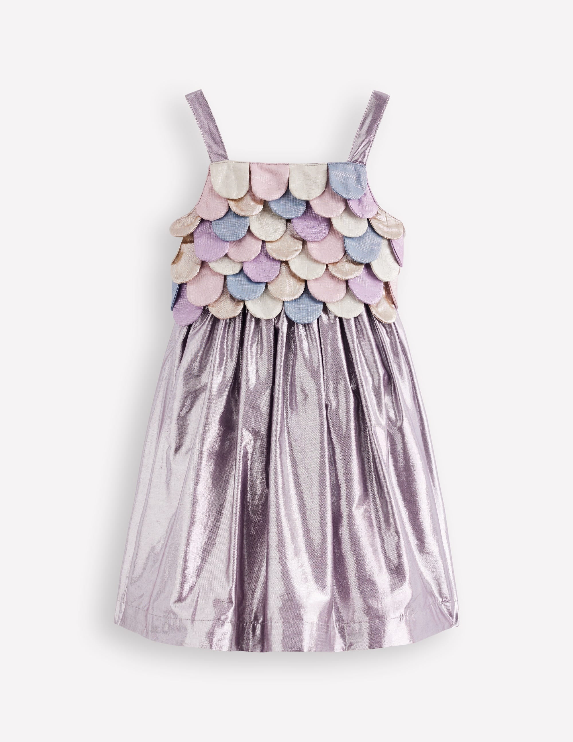 Metallic Mermaid Dress-Multi Mermaid Metallic - Image 6