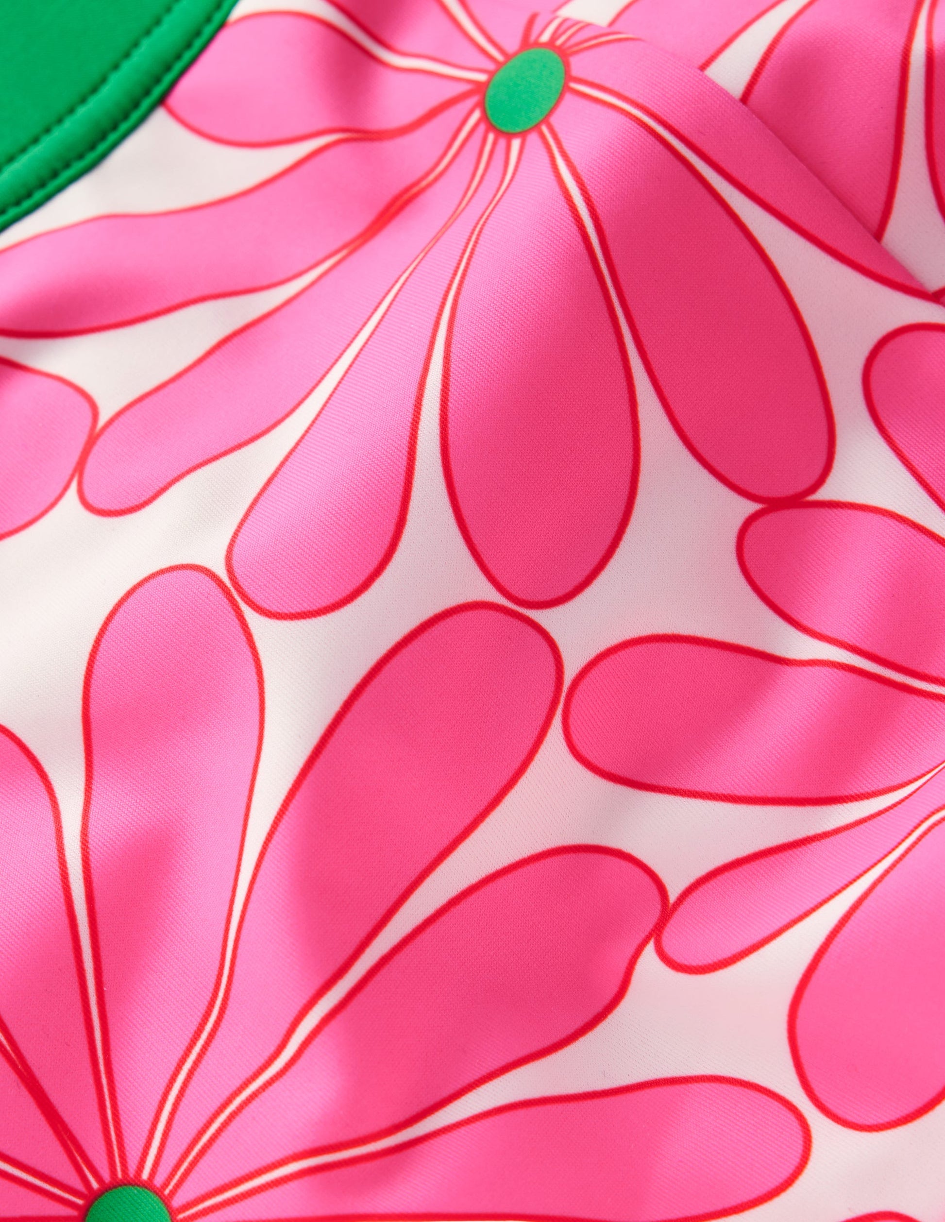 Patterned Swim Shorts-Festival Pink Daisy-3