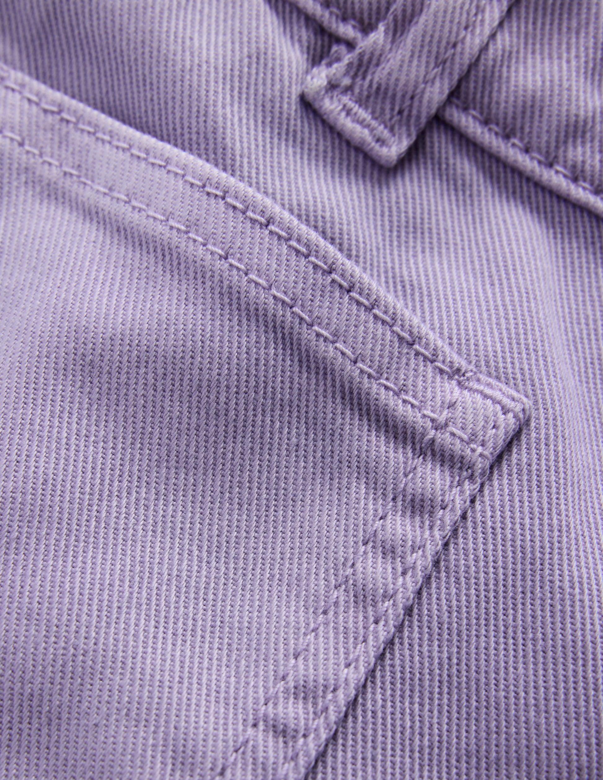 Patch Pocket Straight Jeans-Parma Violet Purple-3
