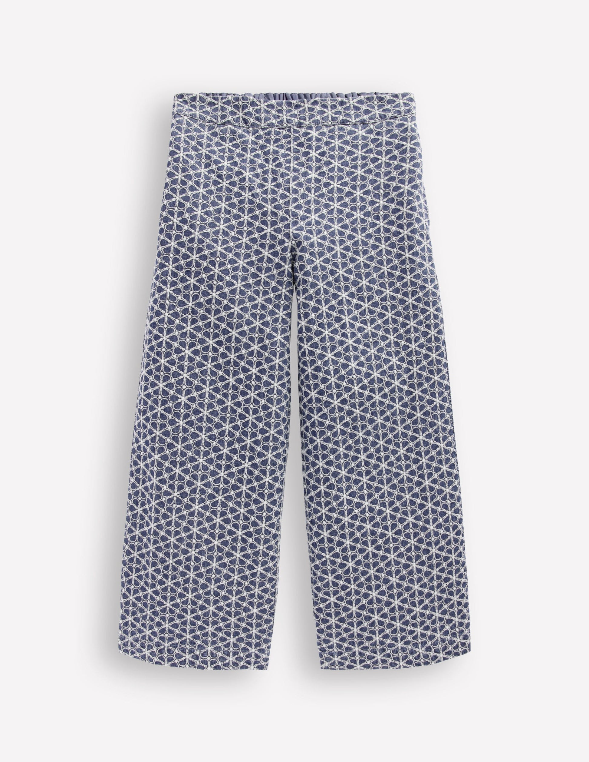 Occasion Trousers-Chambray Broderie-1