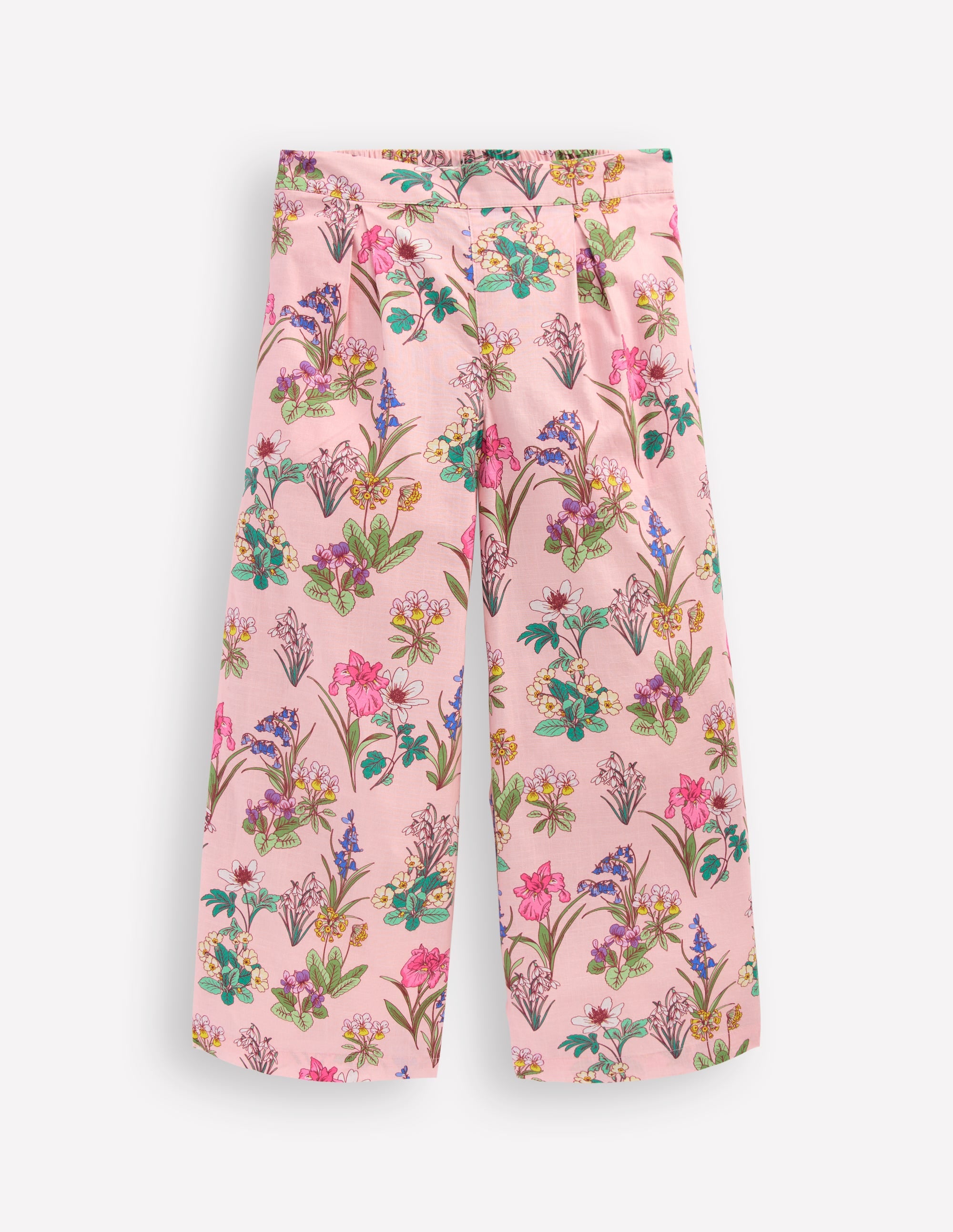 Occasion Trousers-Pink Floral - Image 1