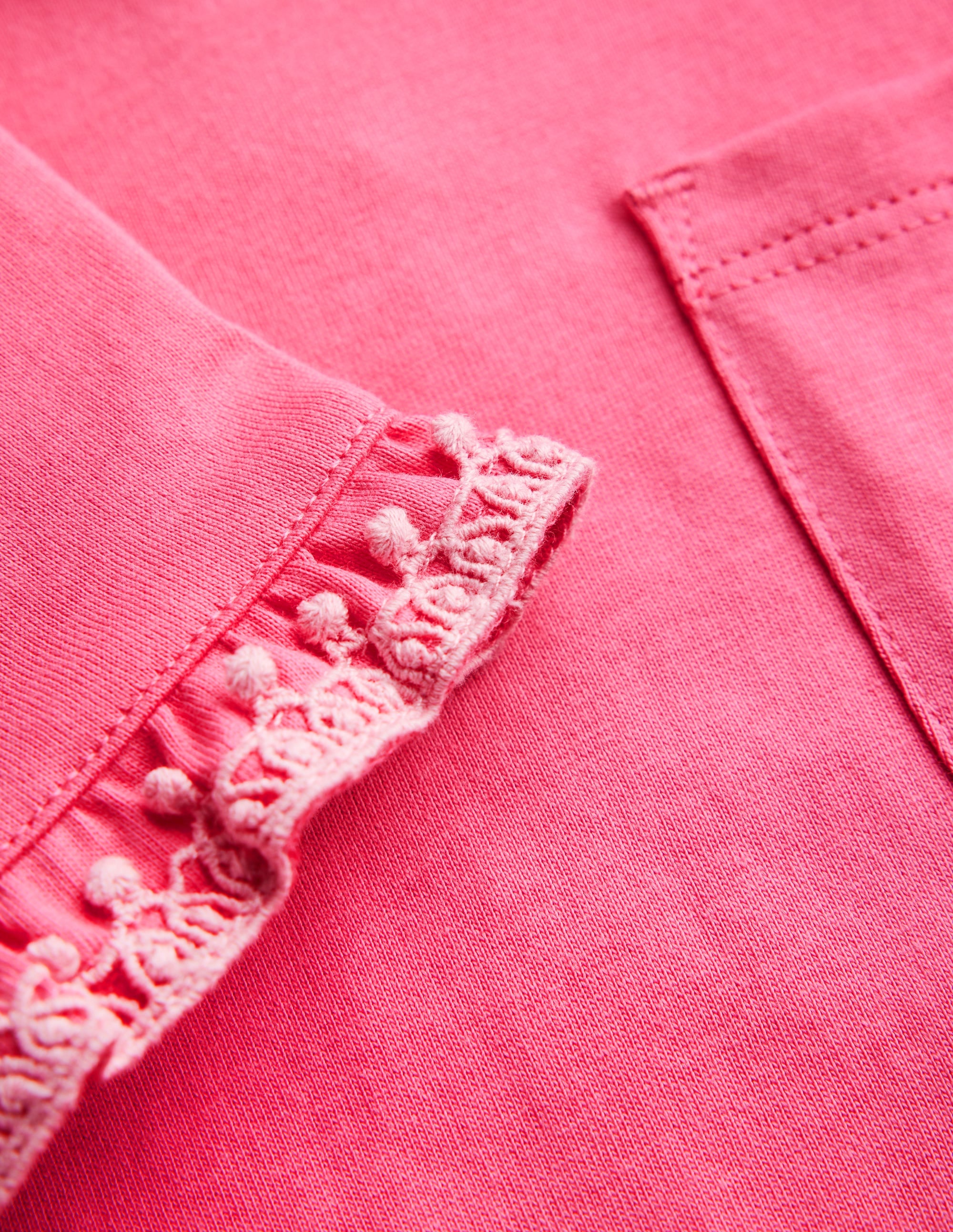 Dropped Sleeve Tunic-Pink - Image 3