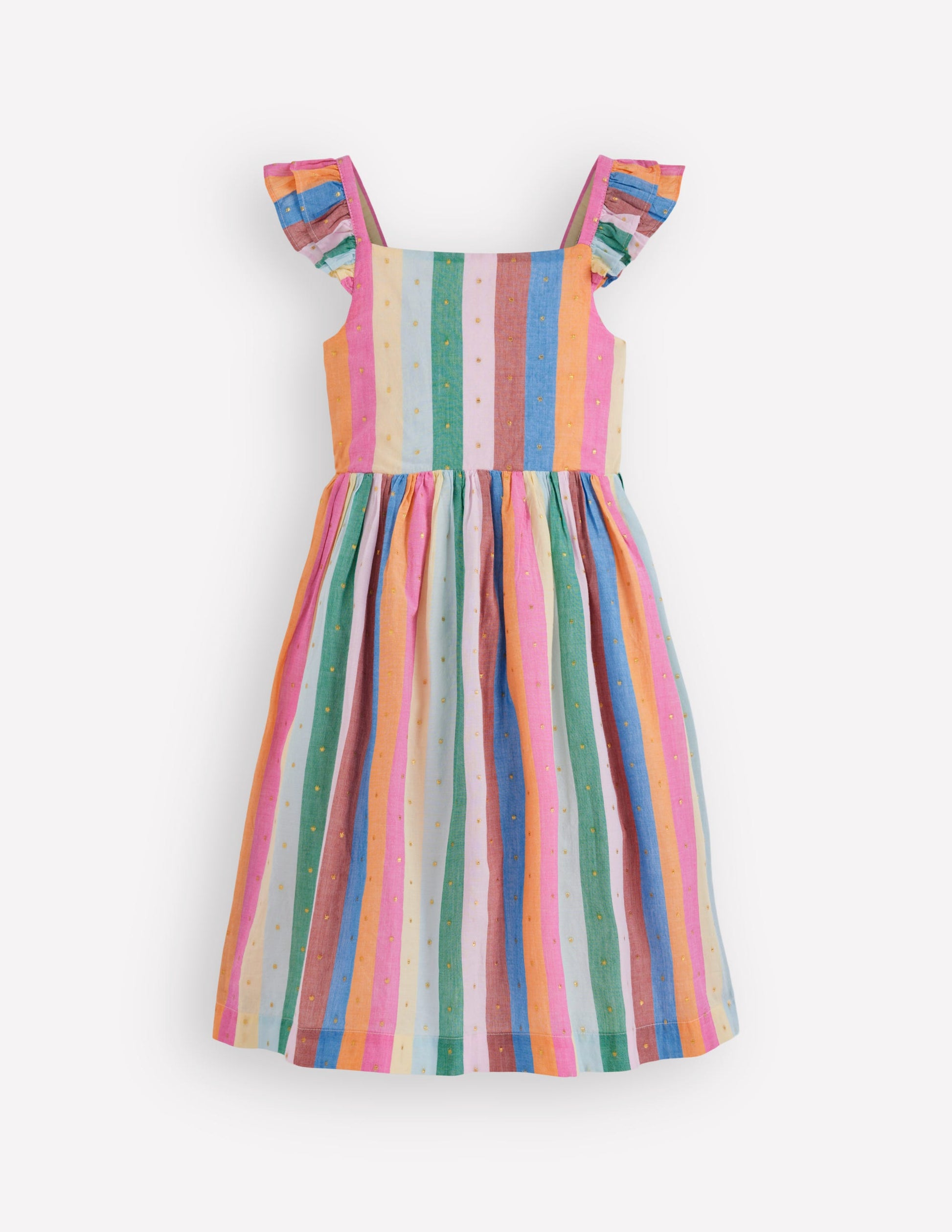 Annalisa Twirly Sundress-Multi Stripe-1