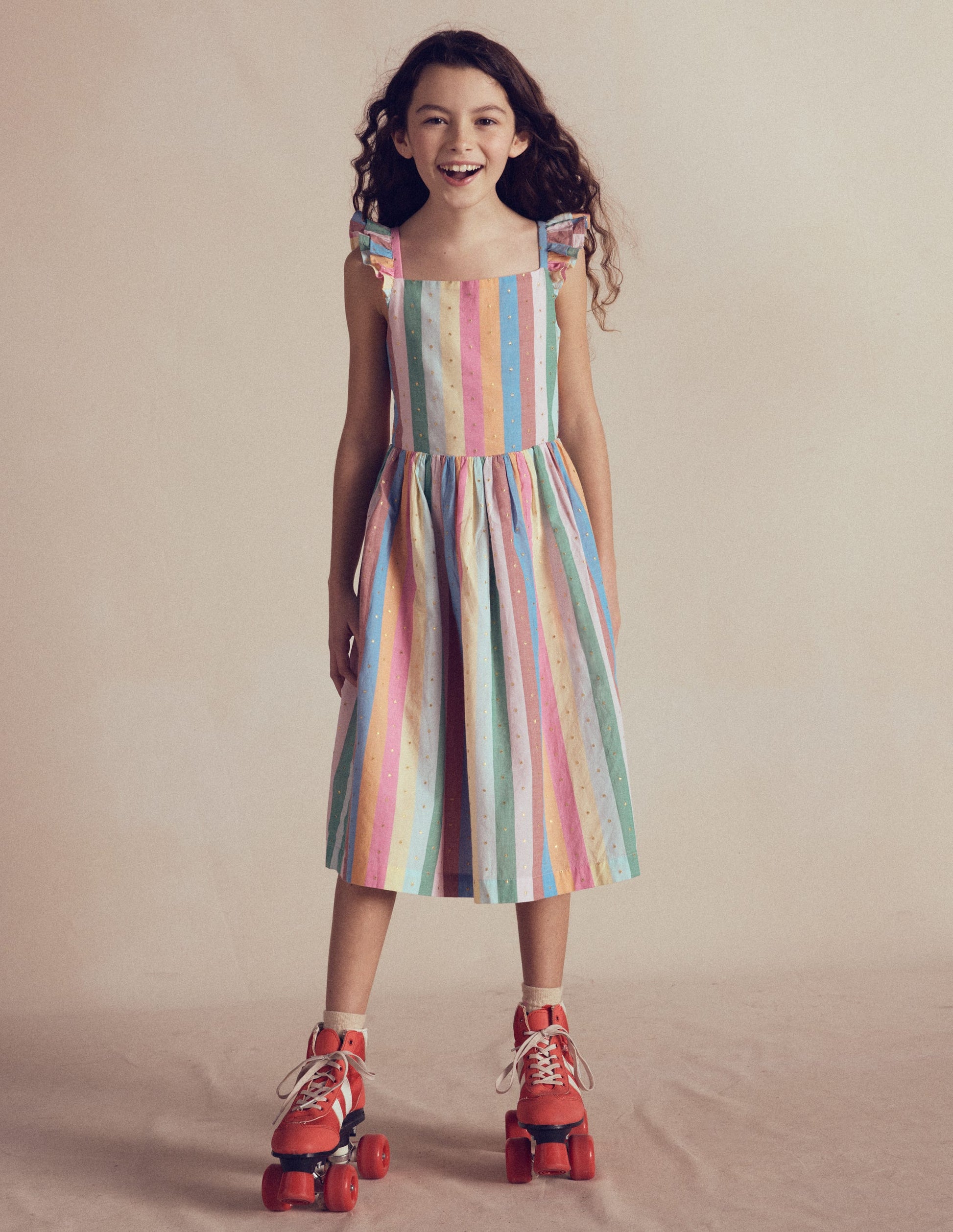 Annalisa Twirly Sundress-Multi Stripe-4