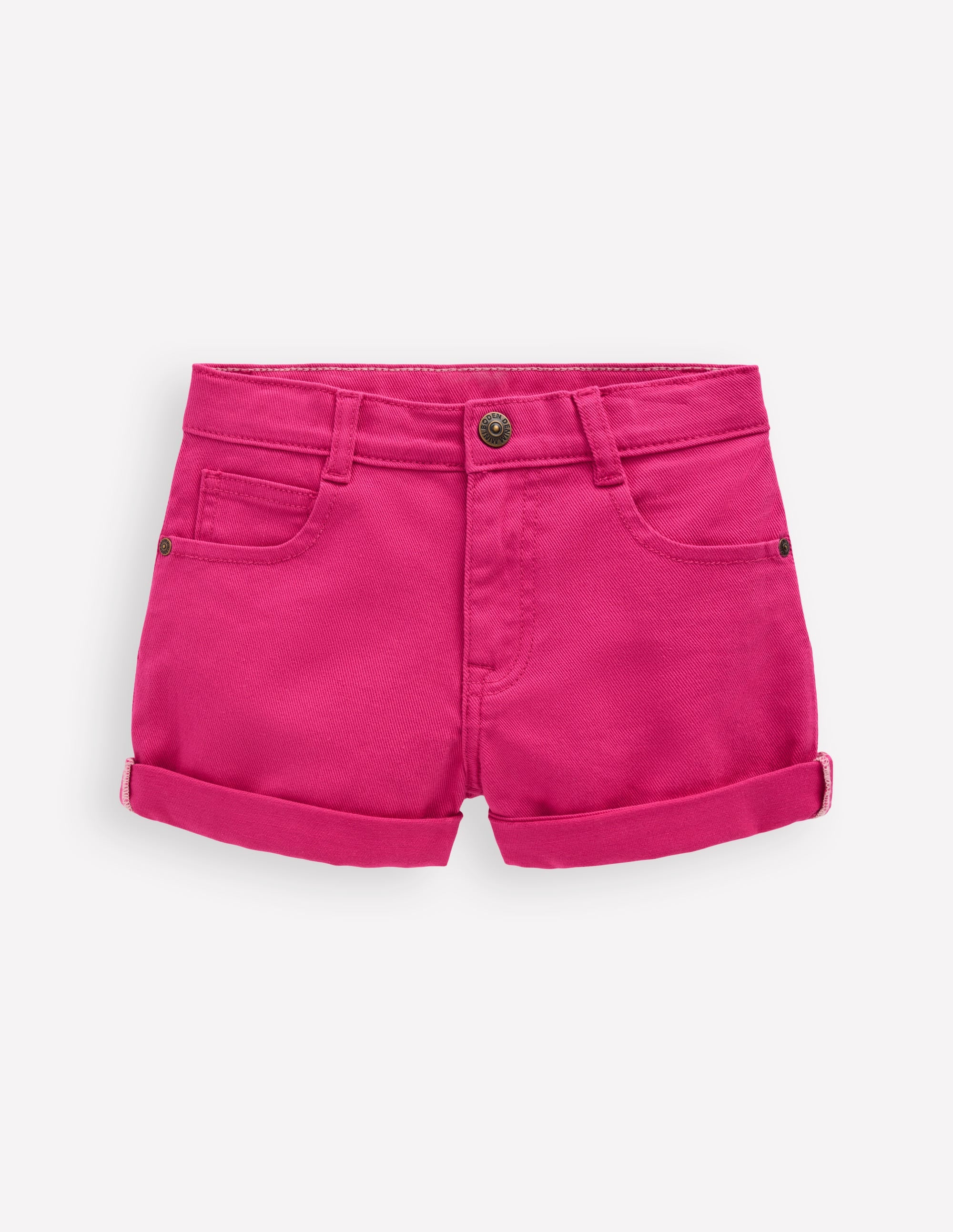 Denim Shorts-Hot Pink - Image 1