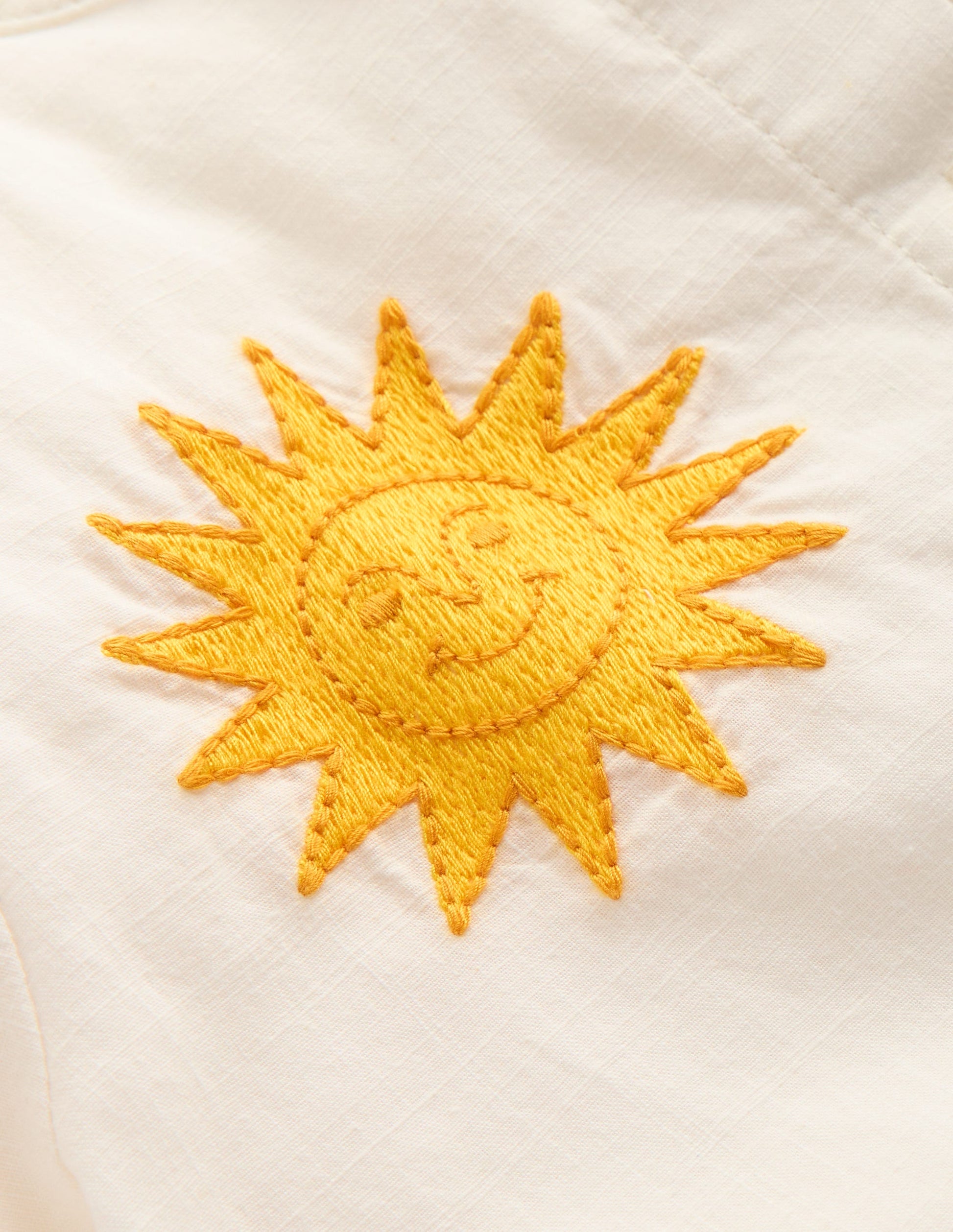 Button-through Blouse-Soft Ivory Embroidery-3