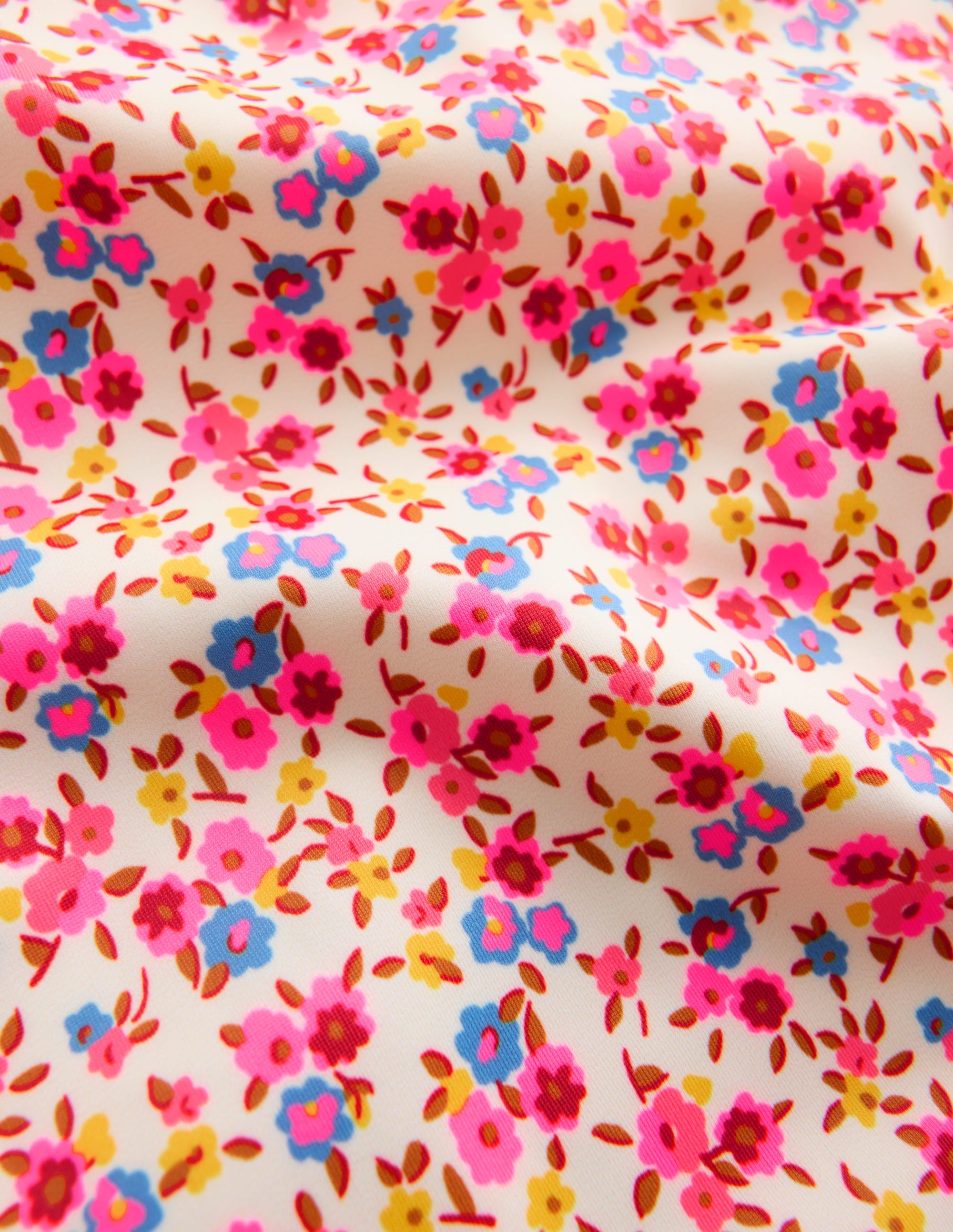 Cross-Back Printed Swimsuit-Papyrus Ditsy Floral - Image 3