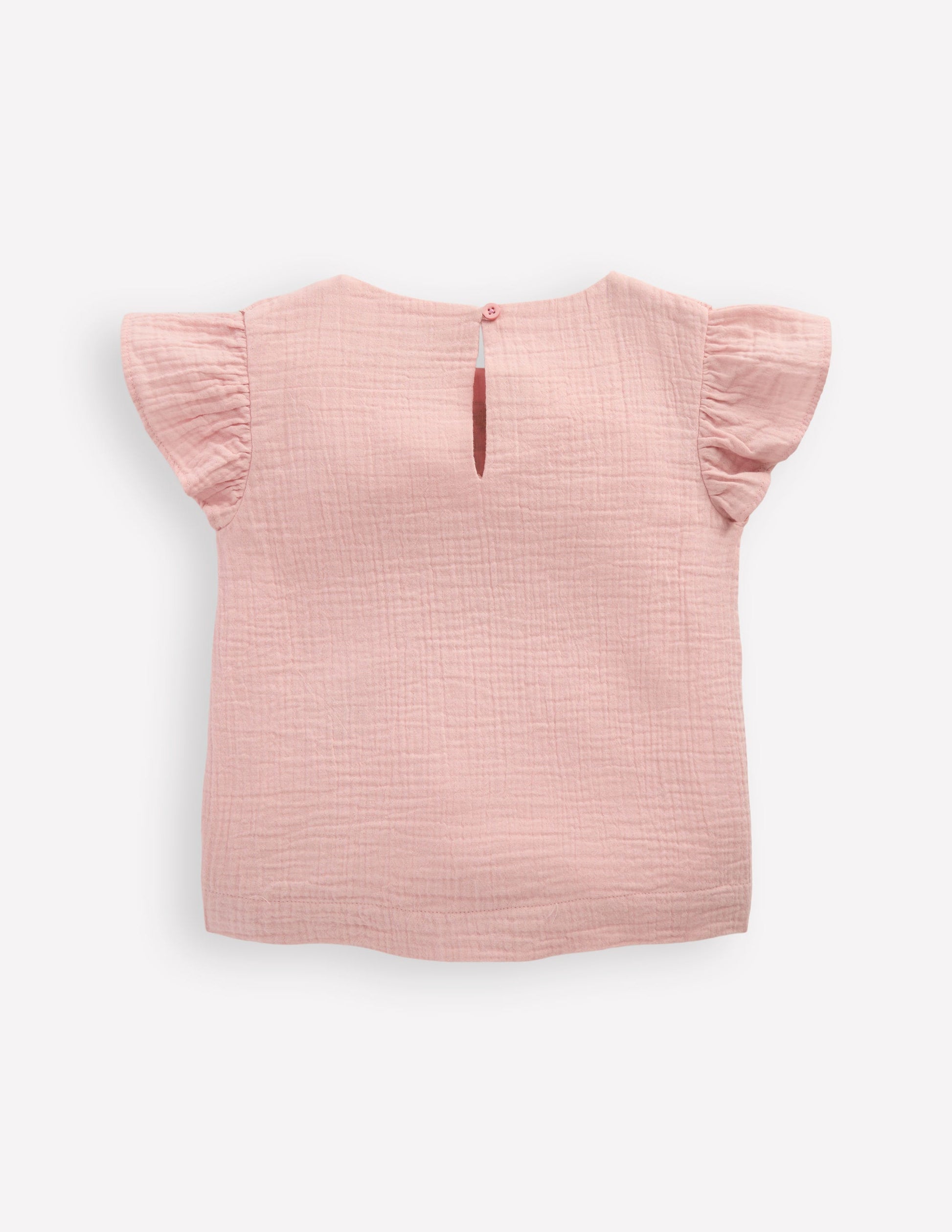 Embroidered Frilly Woven Top-Lotus Strawberries-5