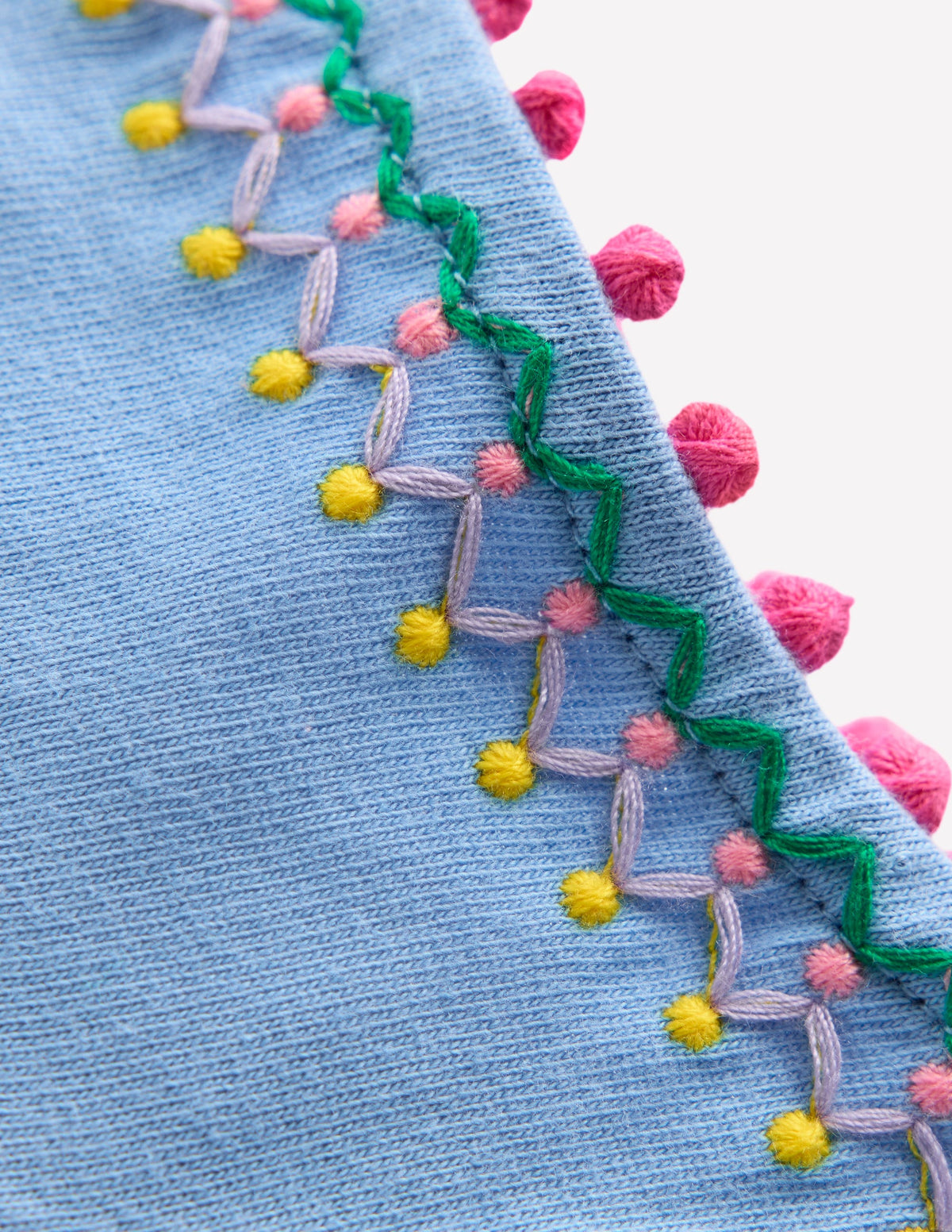 Puff Sleeve T-shirt-Forget Me Not Blue - Image 3