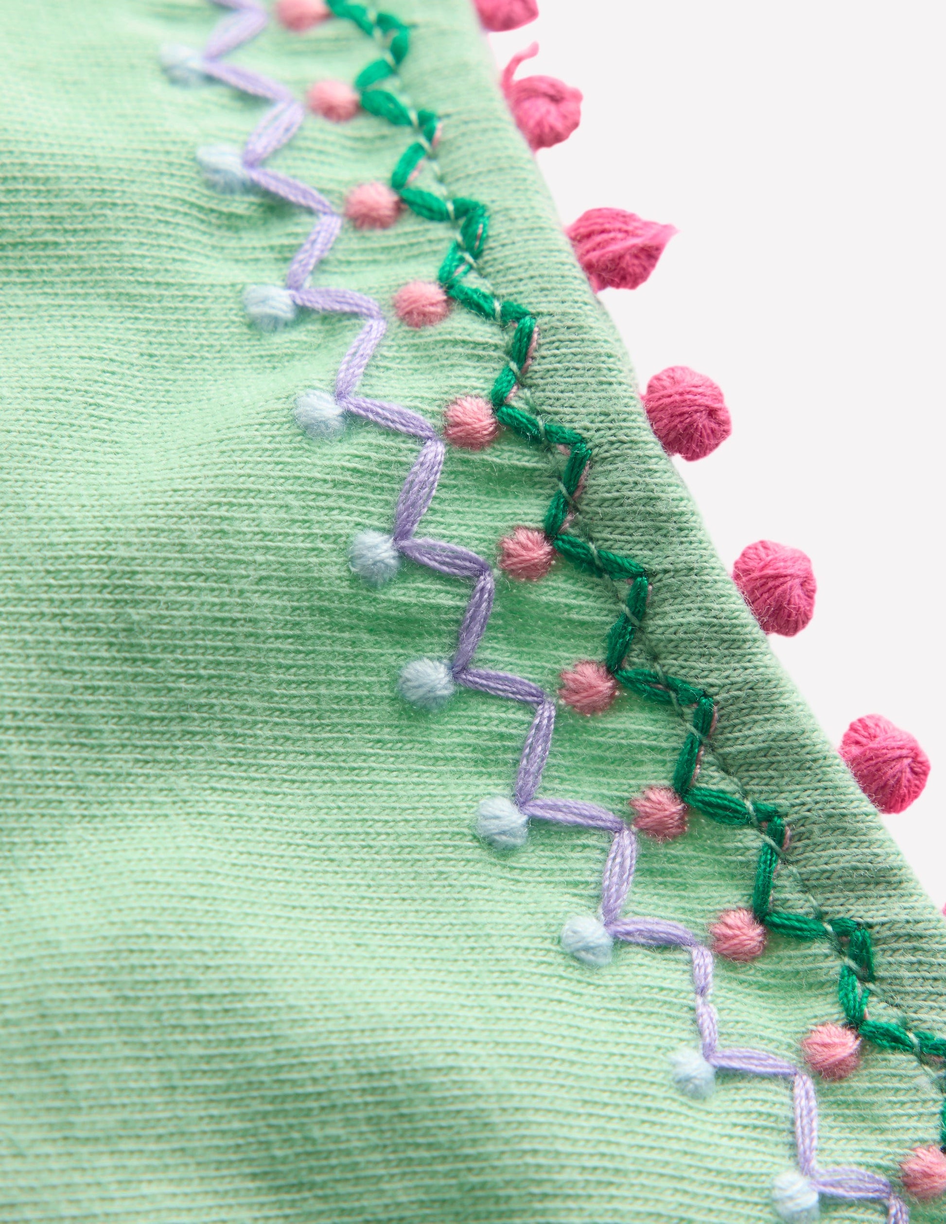 Puff Sleeve T-shirt-Pistachio Green-3