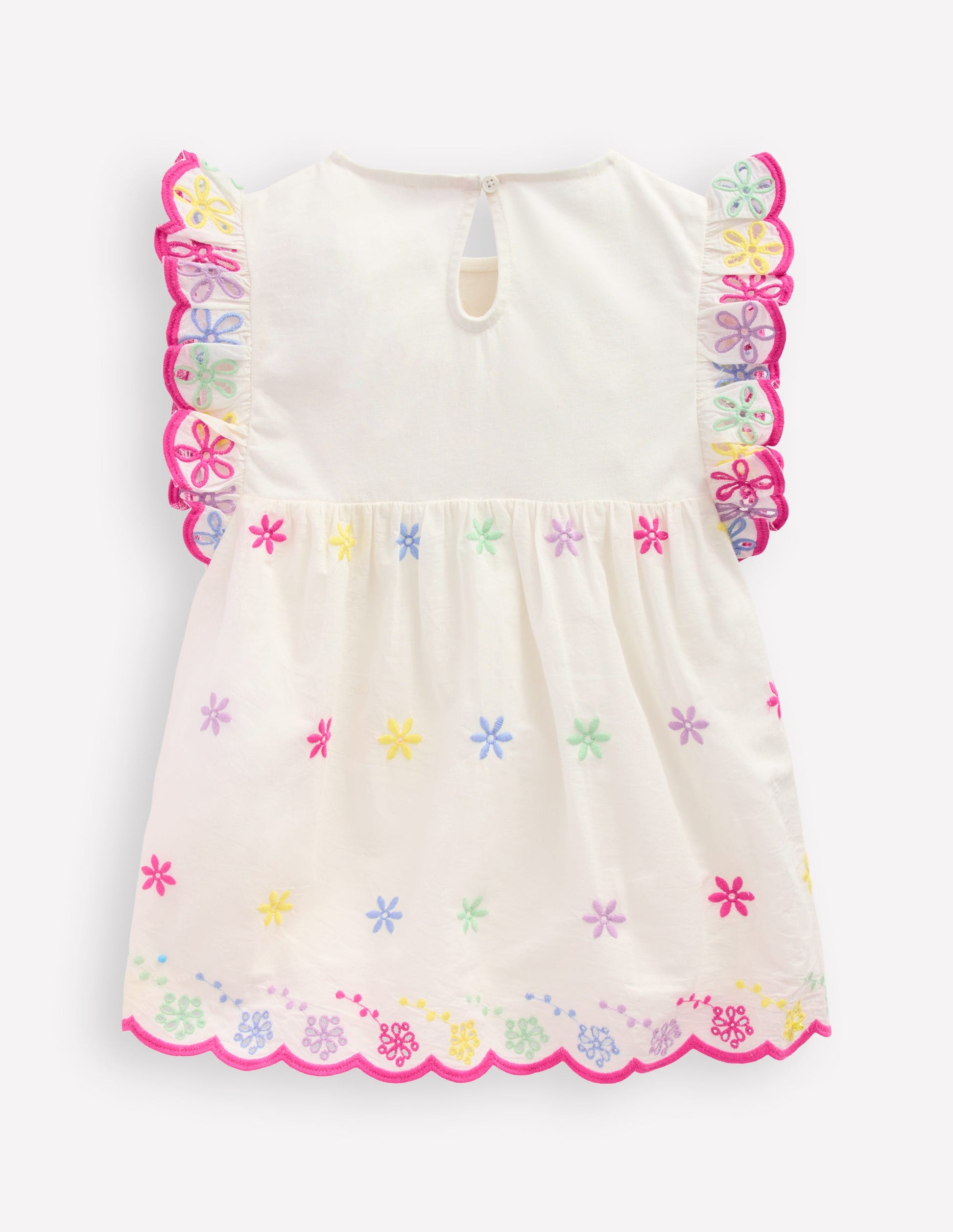 Fabric Mix Broderie Top-Coconut Milk-2