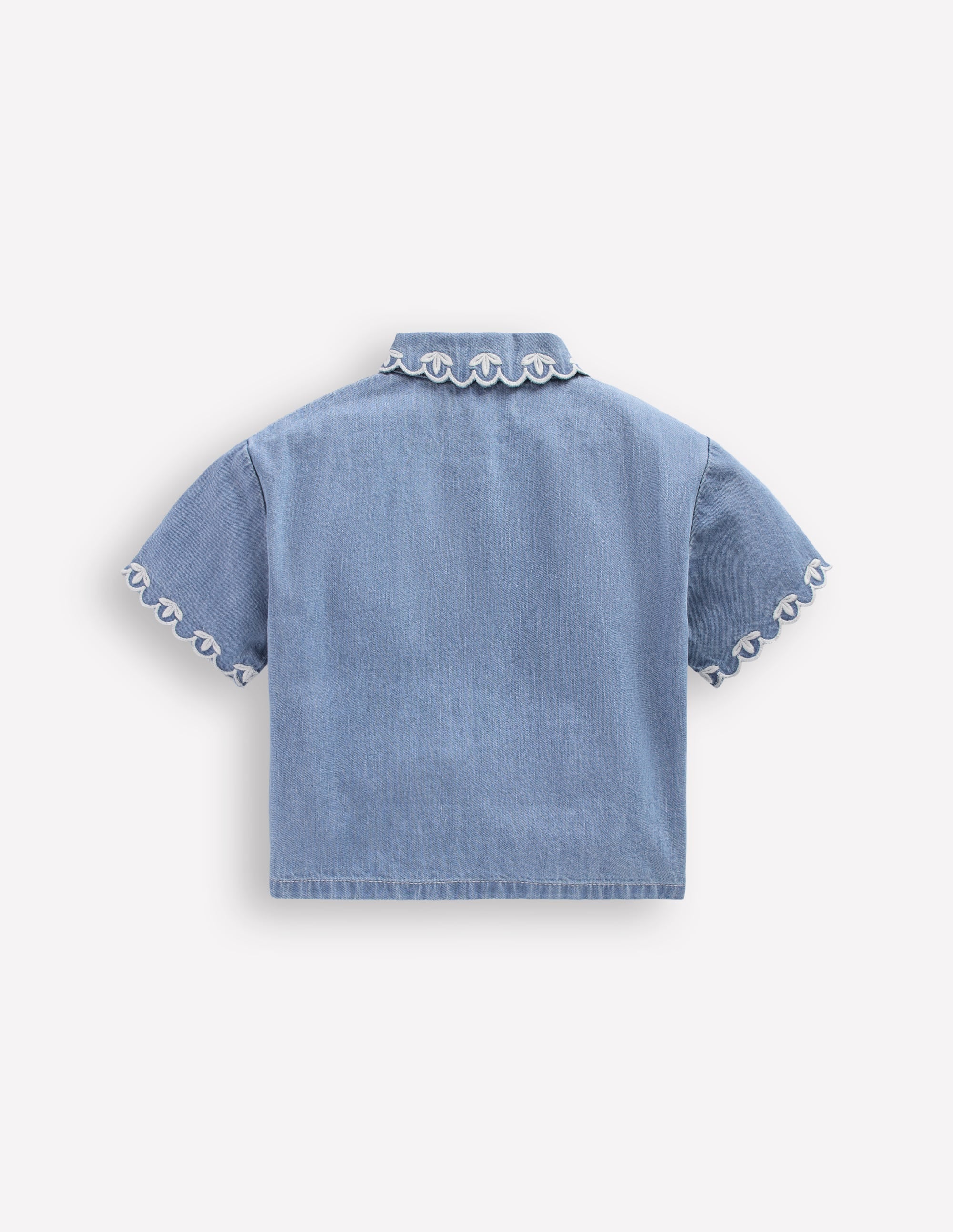 Short Sleeve Relaxed Shirt-Mid Vintage - Image 2