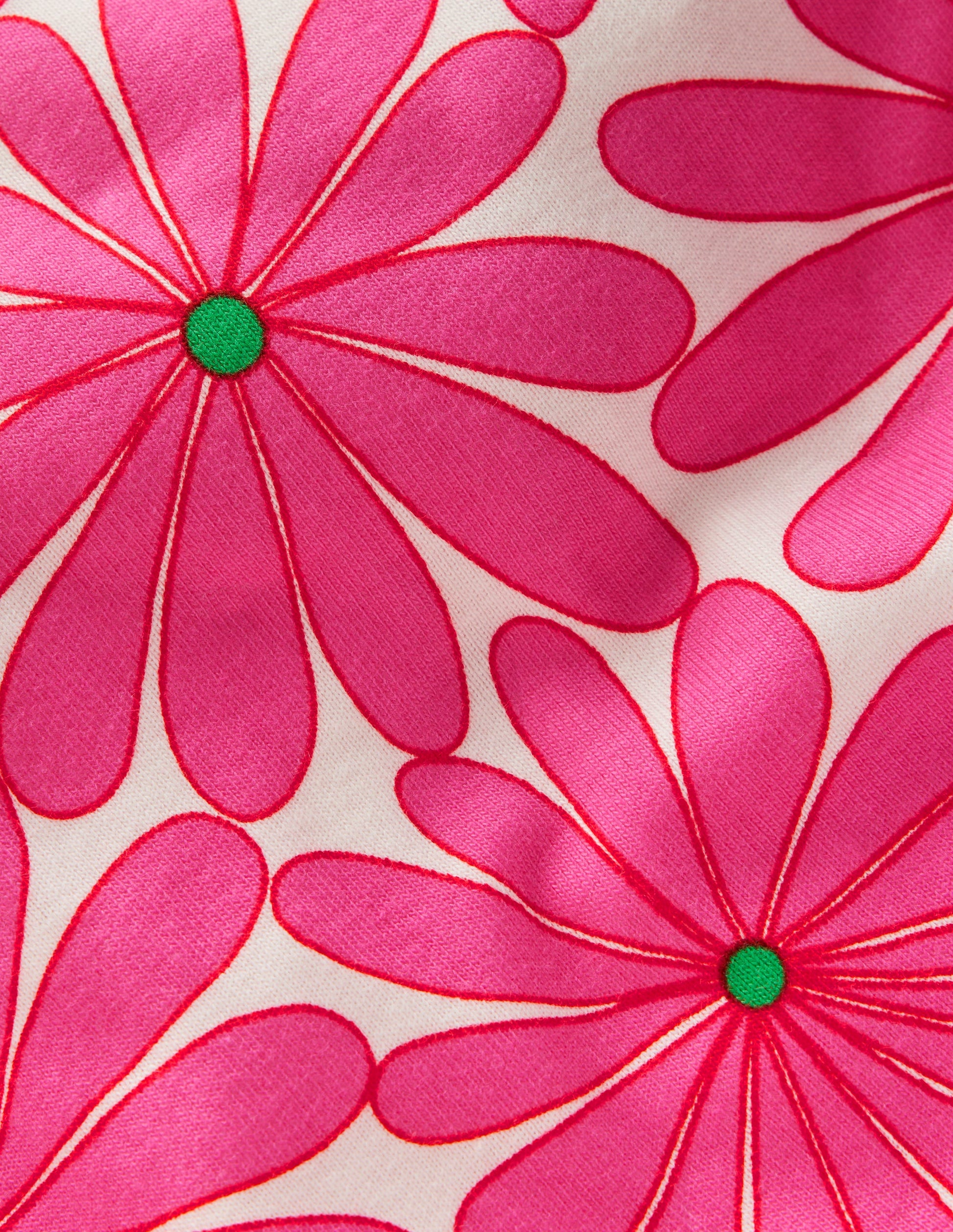 Twin Pack Short Pyjamas-Pink Flower-3