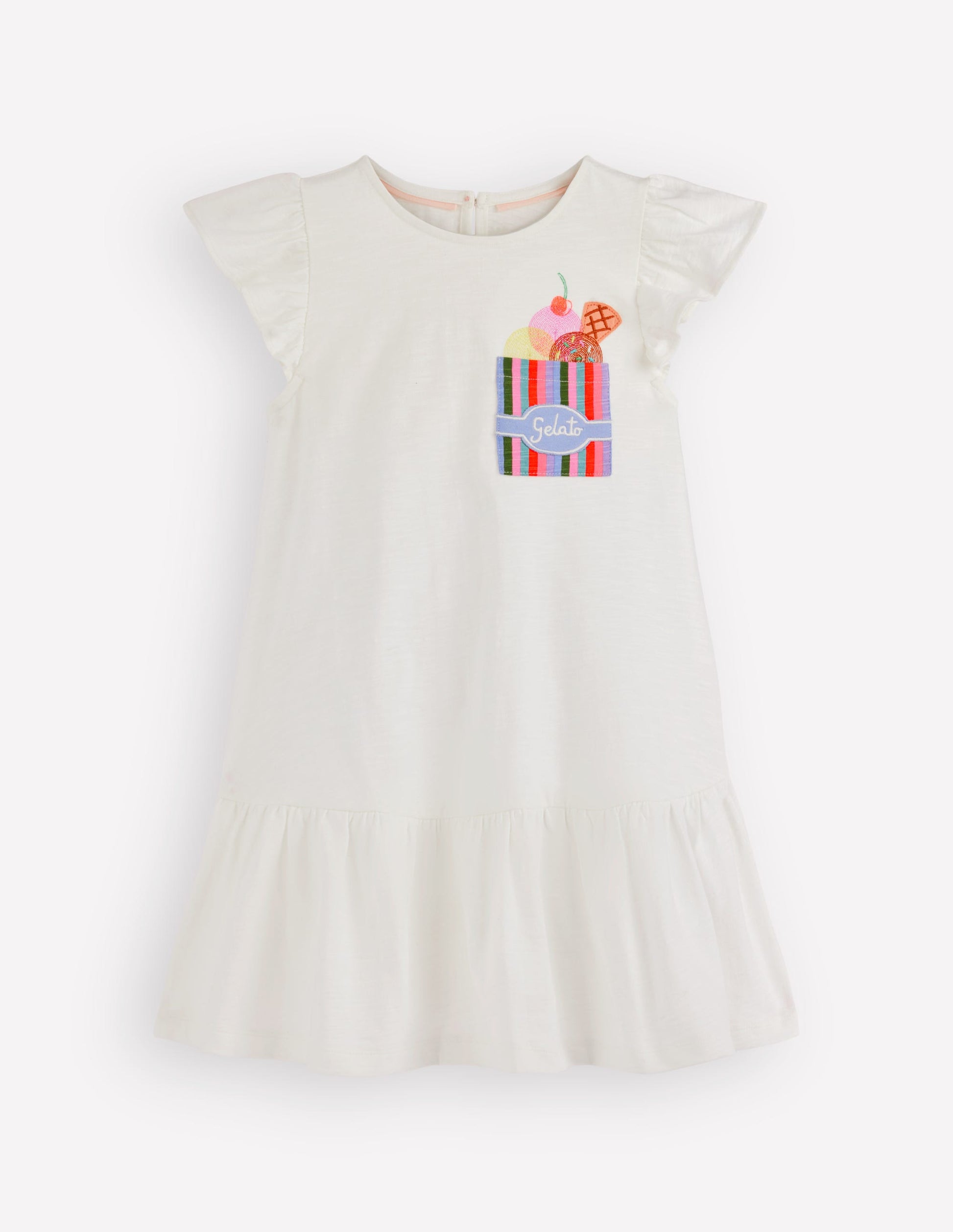 boden ice cream dress Mini Baby Boden Girls Jersey Pink Lemonade Ice Creams Summer Dress And Knickers Play Set Designer Kids Outlet
