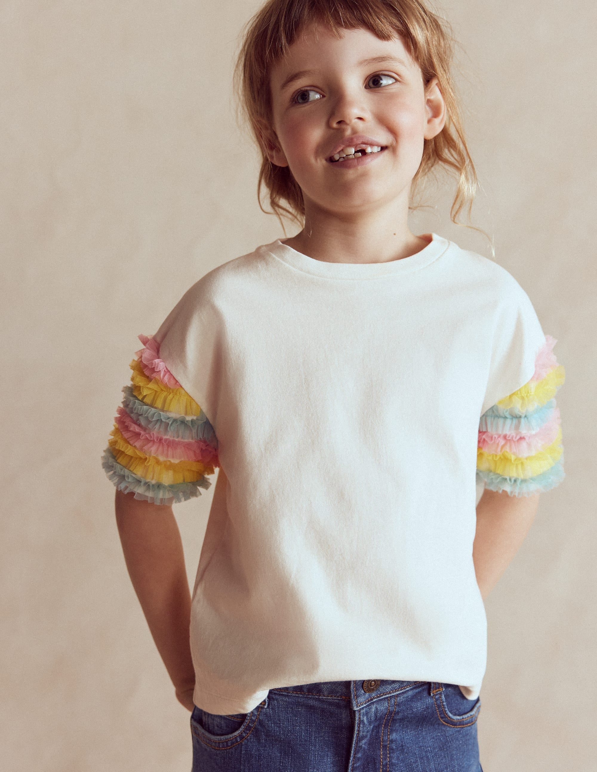 Fun Tulle Top-White - Image 1