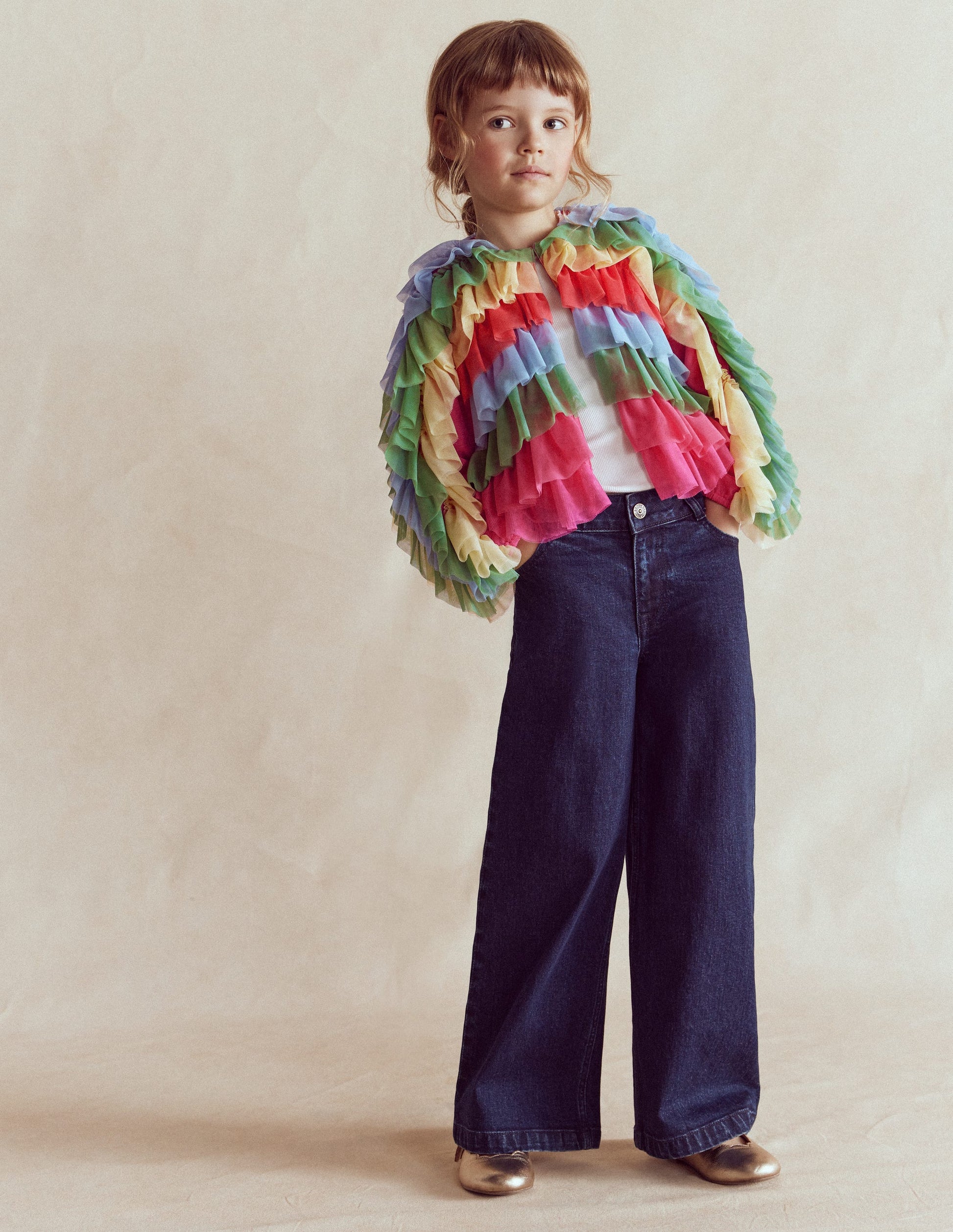 Rainbow Tulle Jacket-Multi Rainbow-2