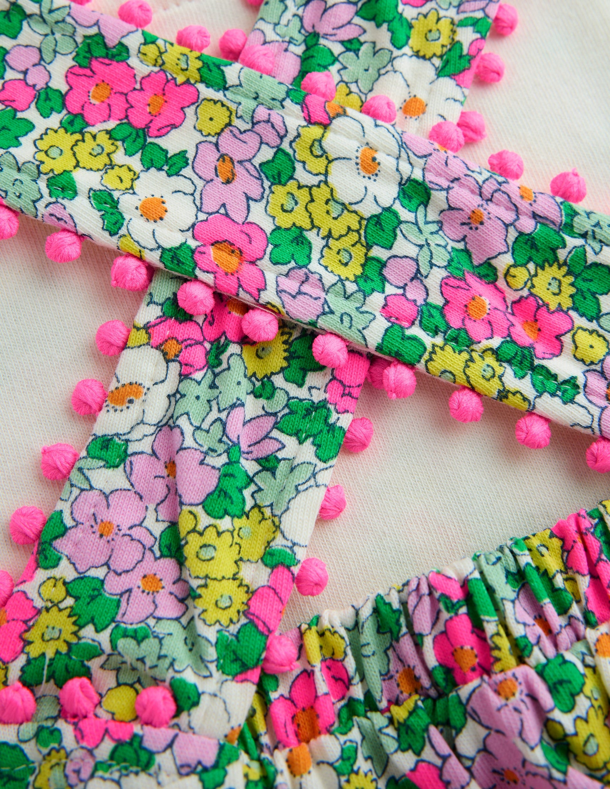 Jersey Cross-back Dress-Ditsy Floral-3