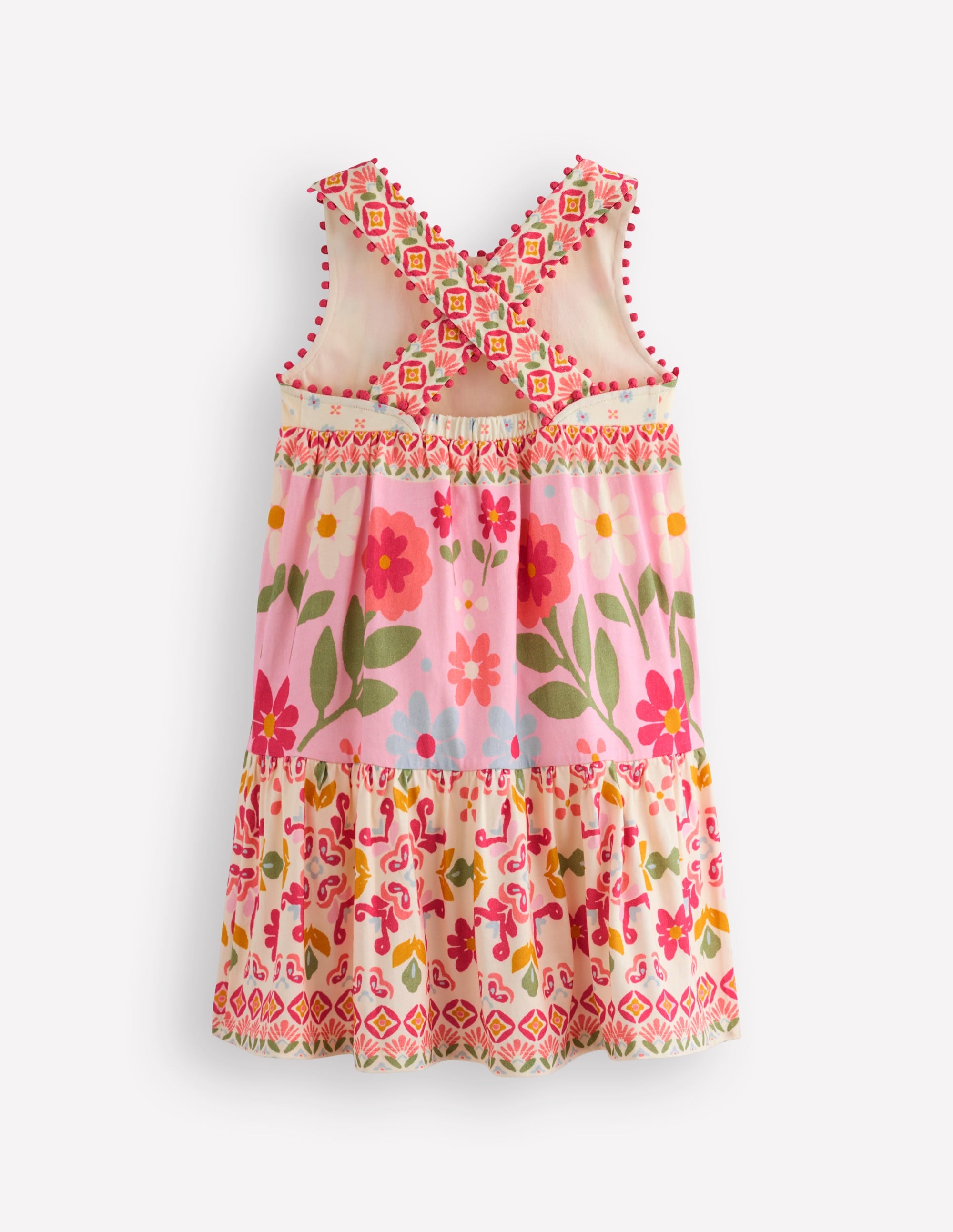 Jersey Cross-back Dress-Hotchpotch Floral - Image 2