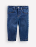 Capri Trousers-Denim Mid Wash