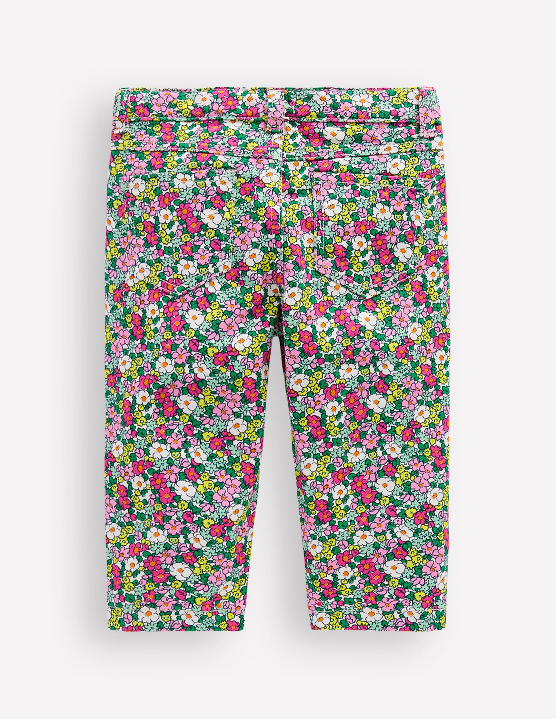 Capri Trousers-Multi Summerflower Bed-2