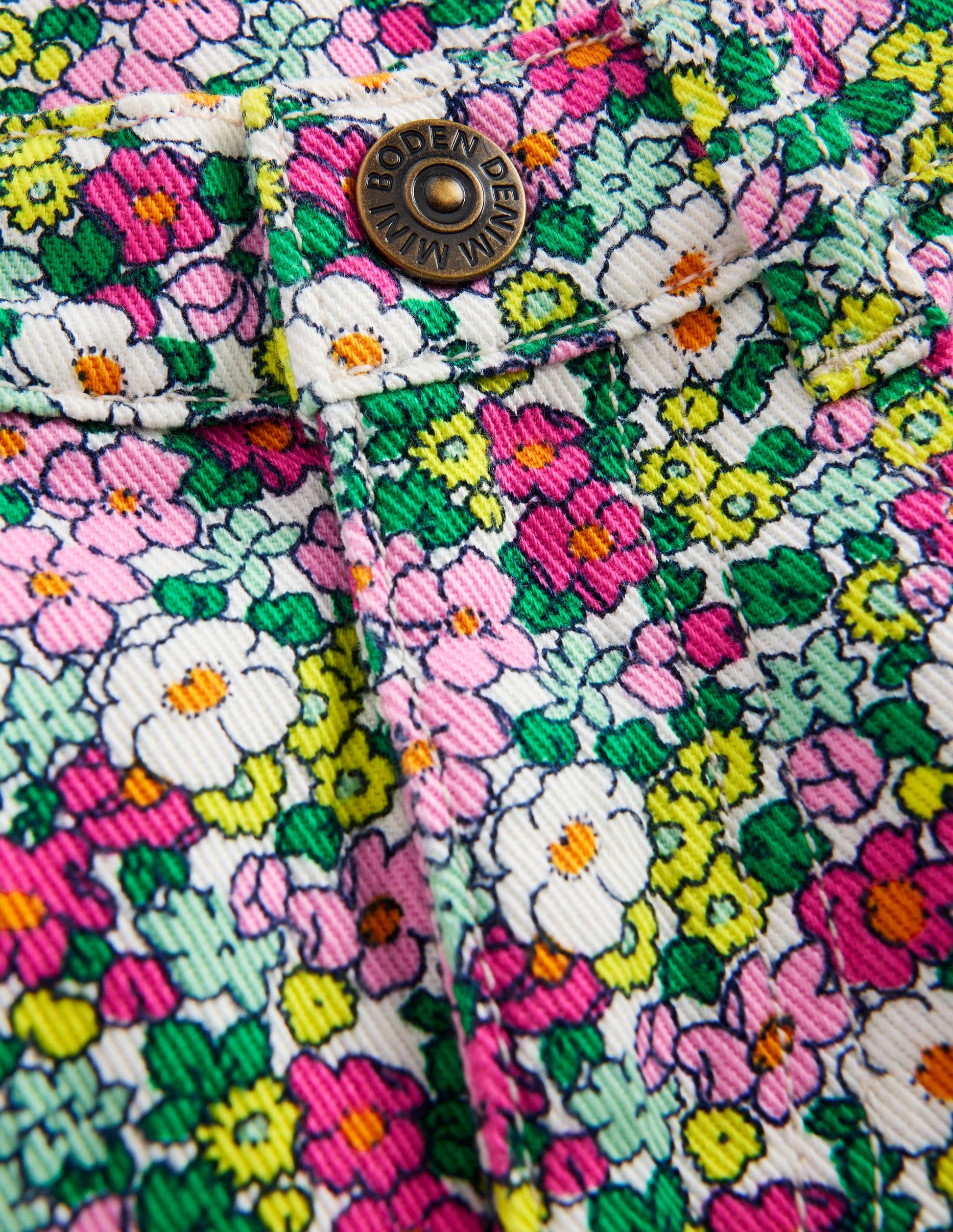 Capri Trousers-Multi Summerflower Bed-3
