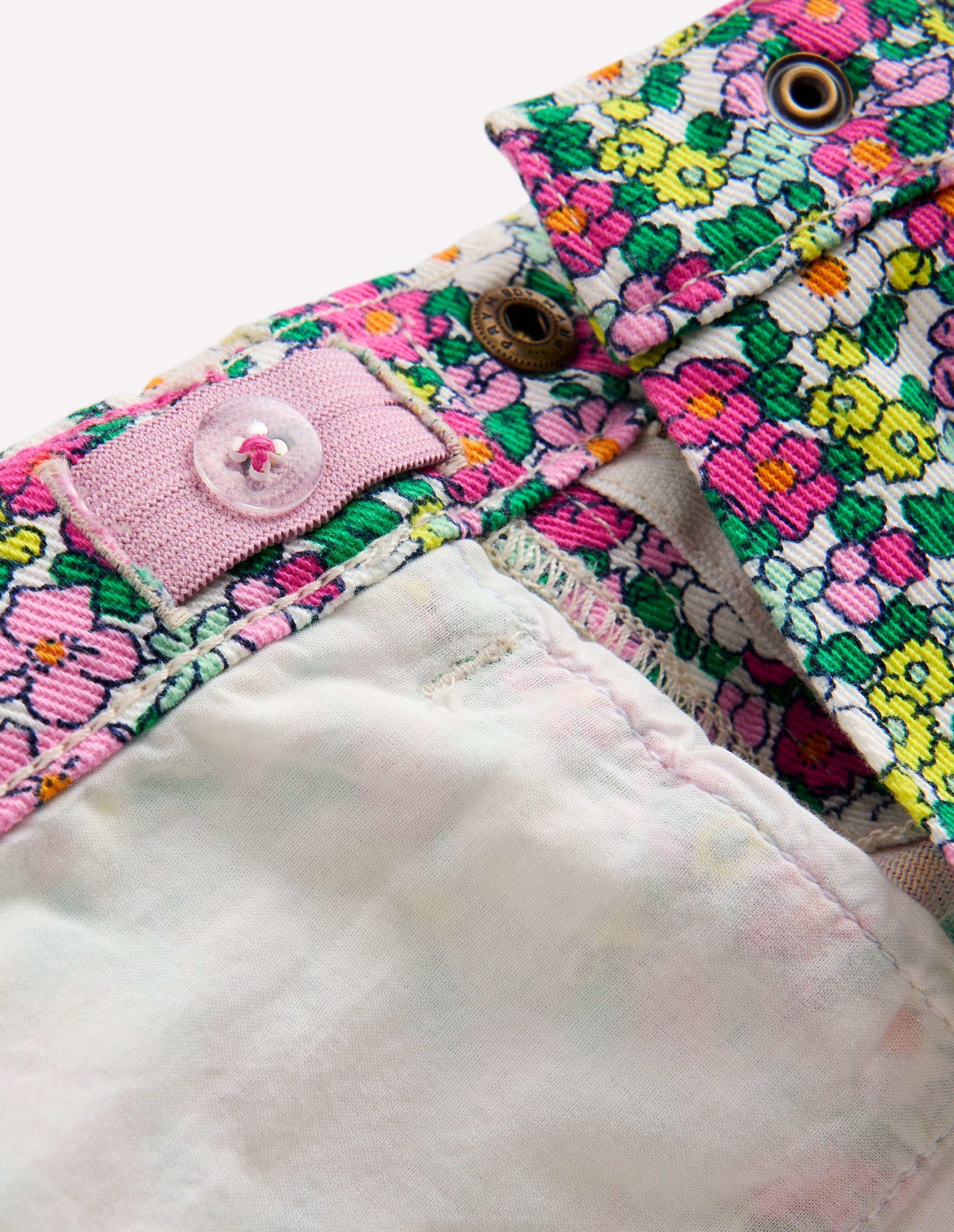 Capri Trousers-Multi Summerflower Bed-4