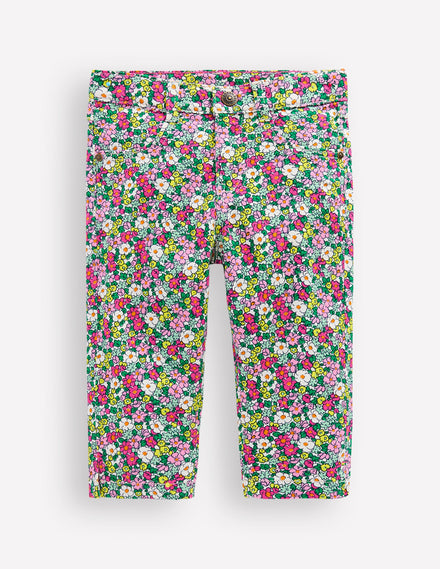 Capri Trousers-Multi Summerflower Bed