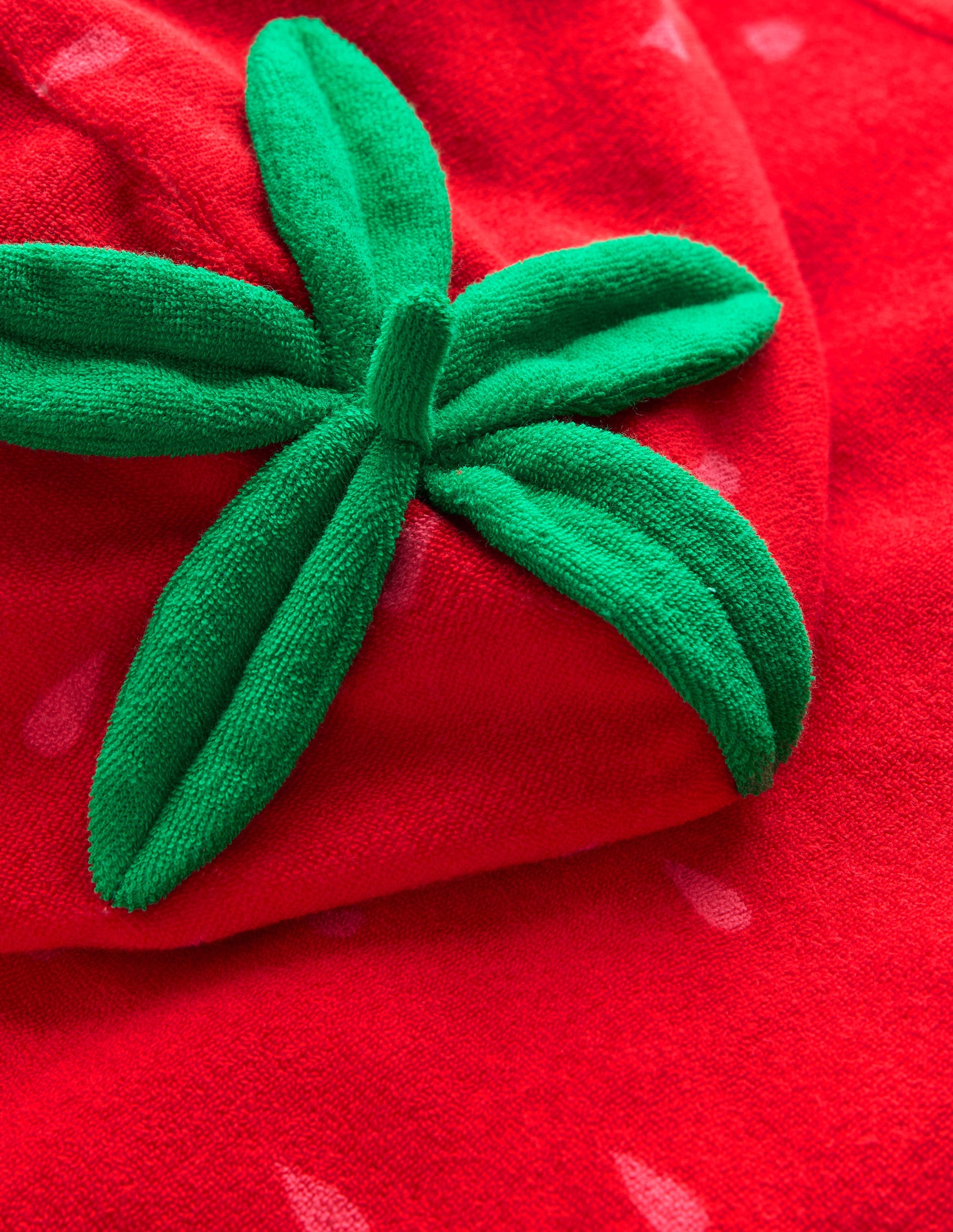 Fun Romie Towelling Zip-Up-Strawberry Tart Red-3