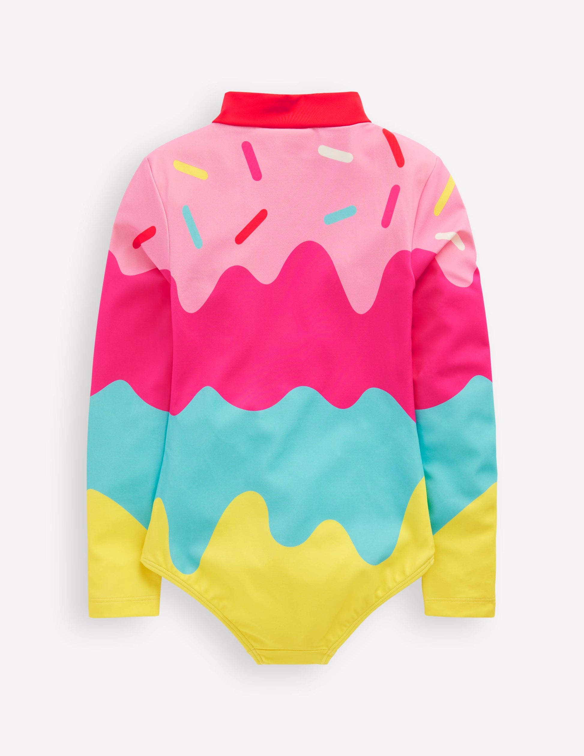 Fun Long Sleeve Swimsuit-Ice Cream-2