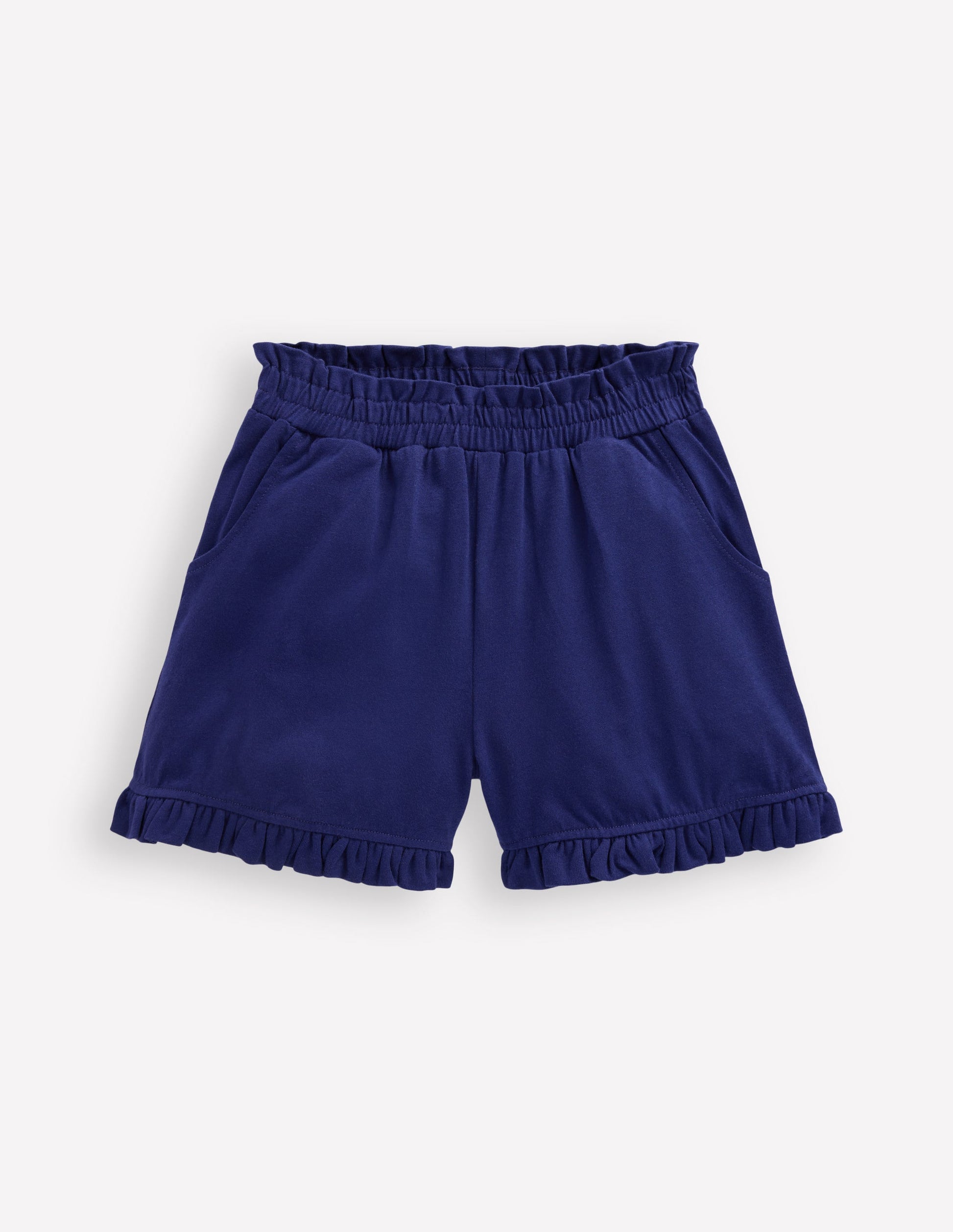 Pretty Jersey Shorts-Navy-1